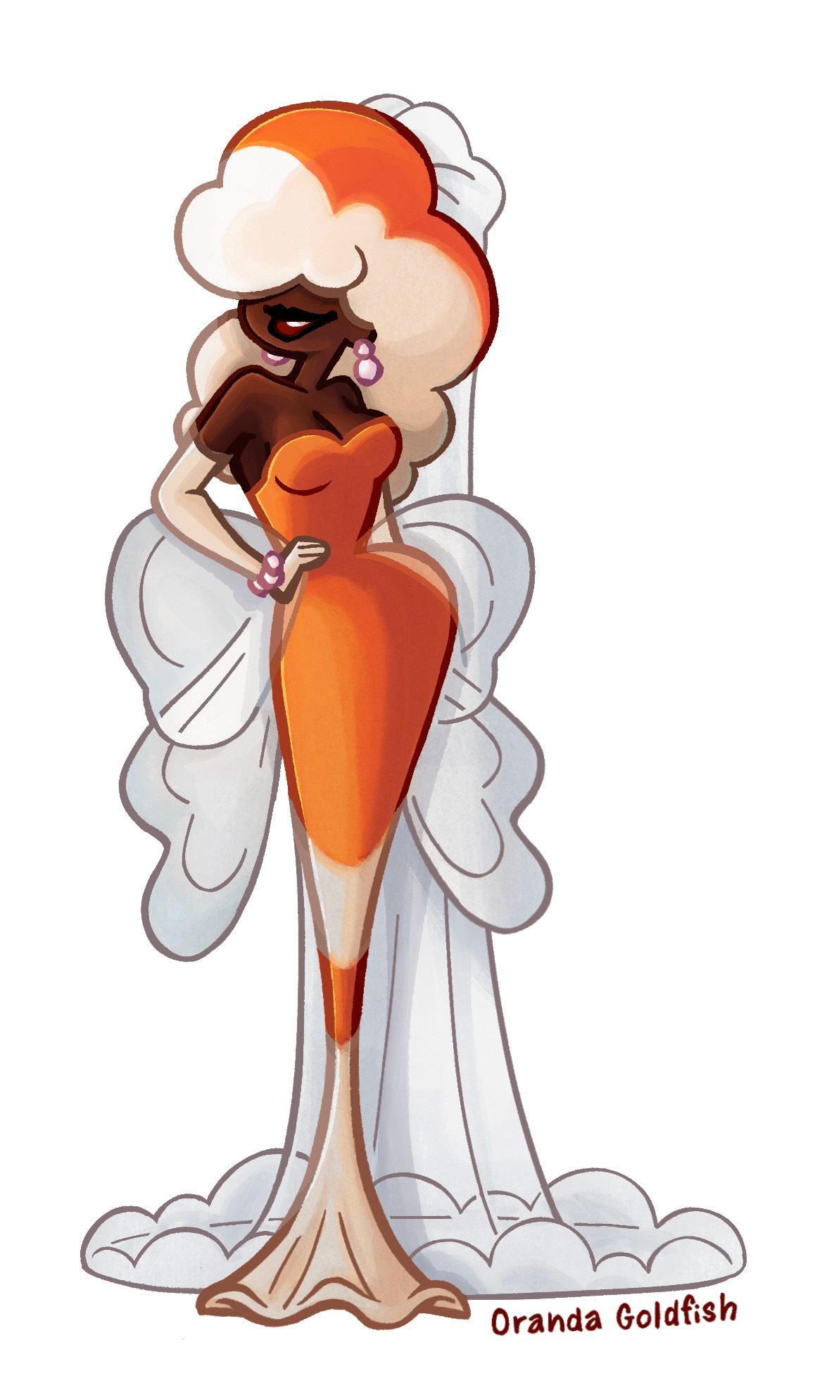Goldfish Character Art