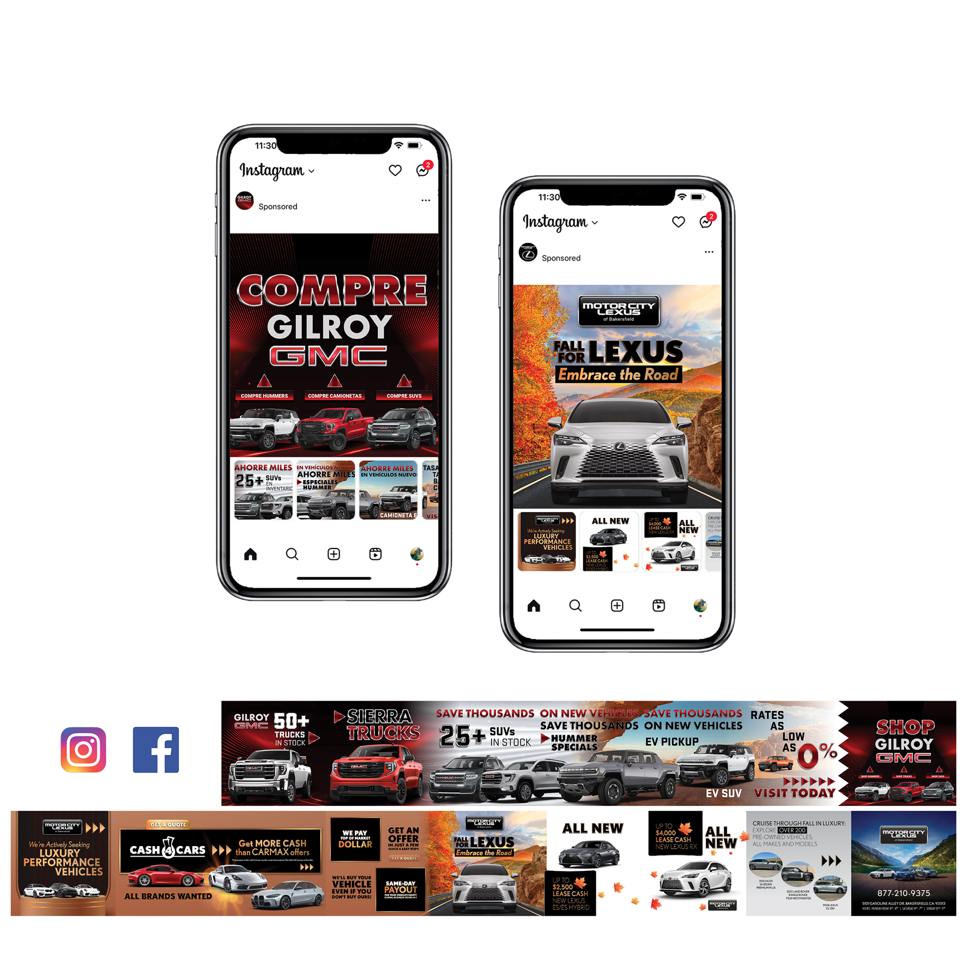 Social Media Assets - Carousel Ad Campaigns