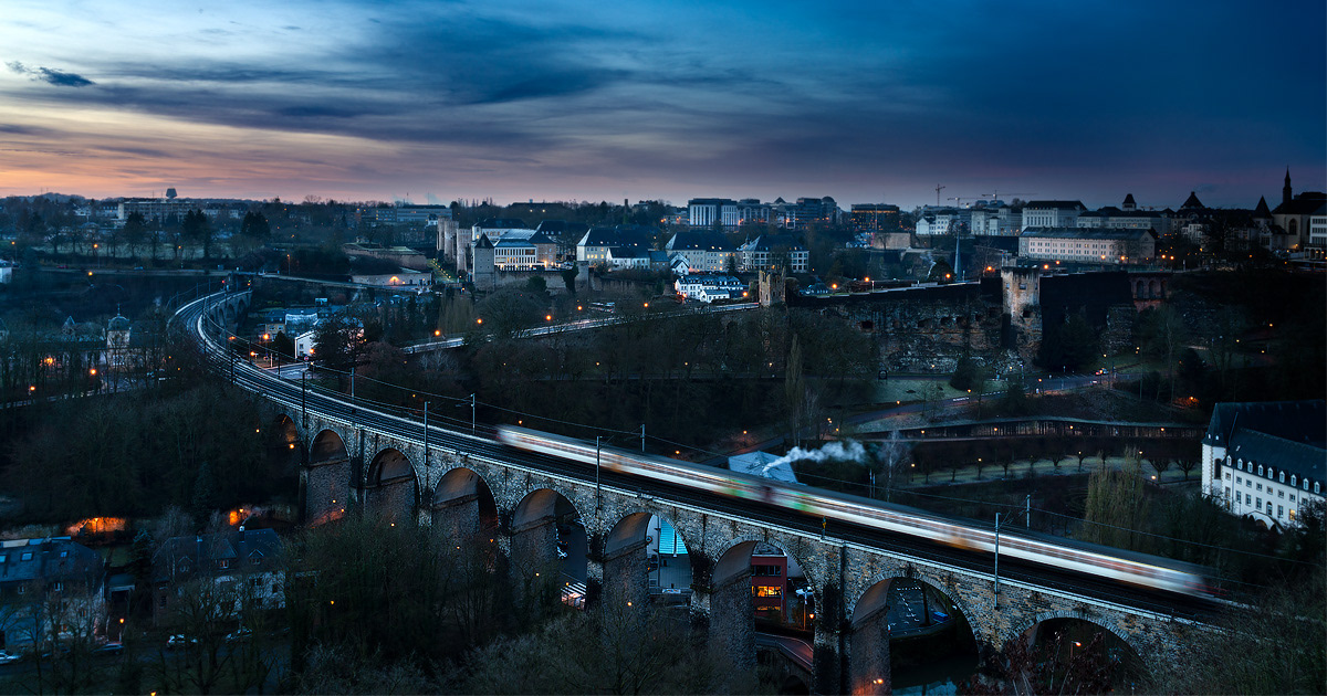 Luxembourg in the morning - 2021