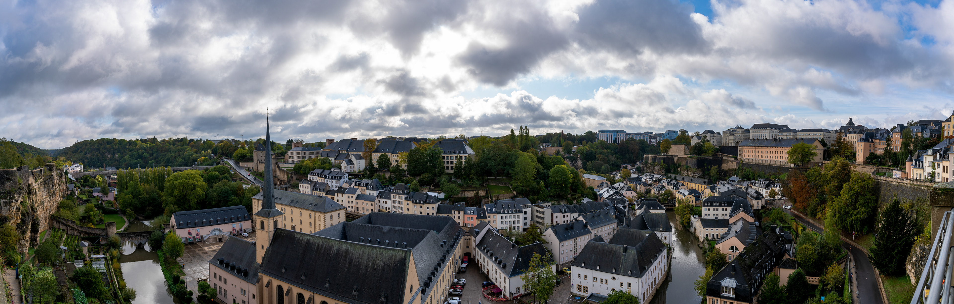 View of the Grund - Luxembourg 2020