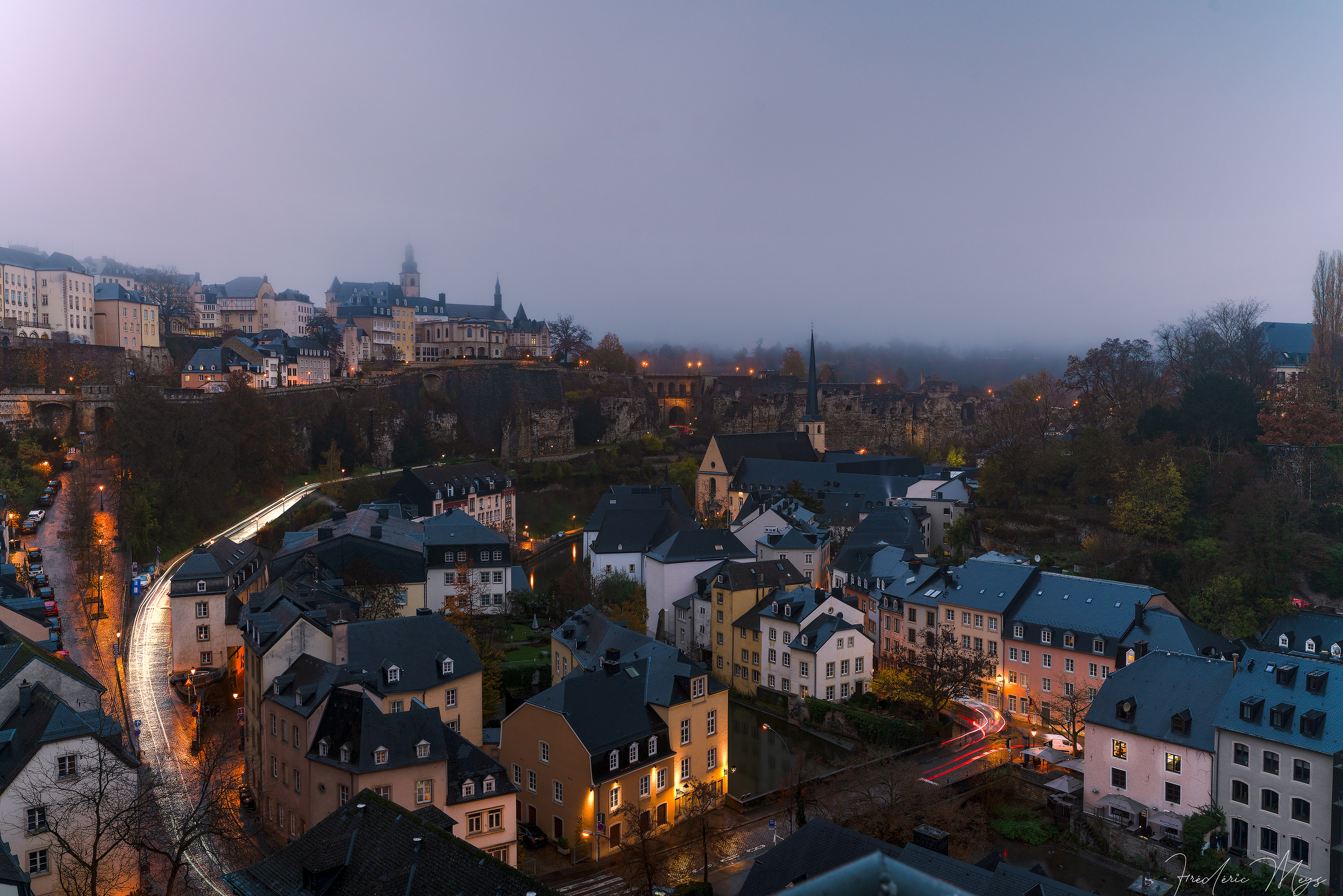 Morning lights in Luxembourg - 2020