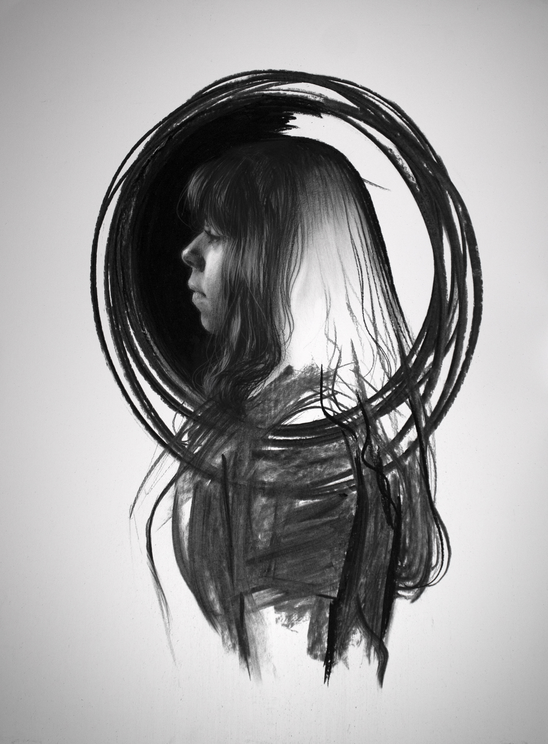 Vis Centripeta, 24" X 18", 2024