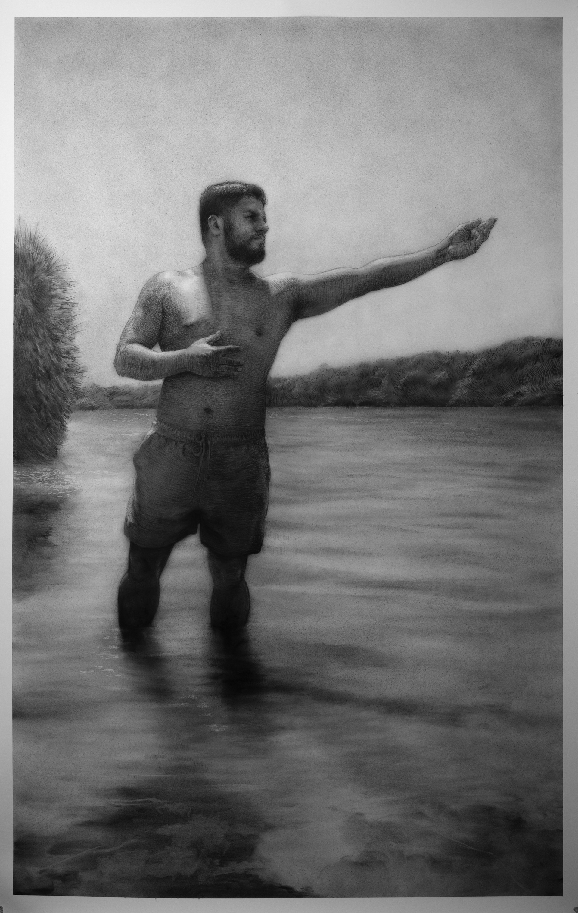 Abraham's Calling, 65 1/2" X 42", 2025