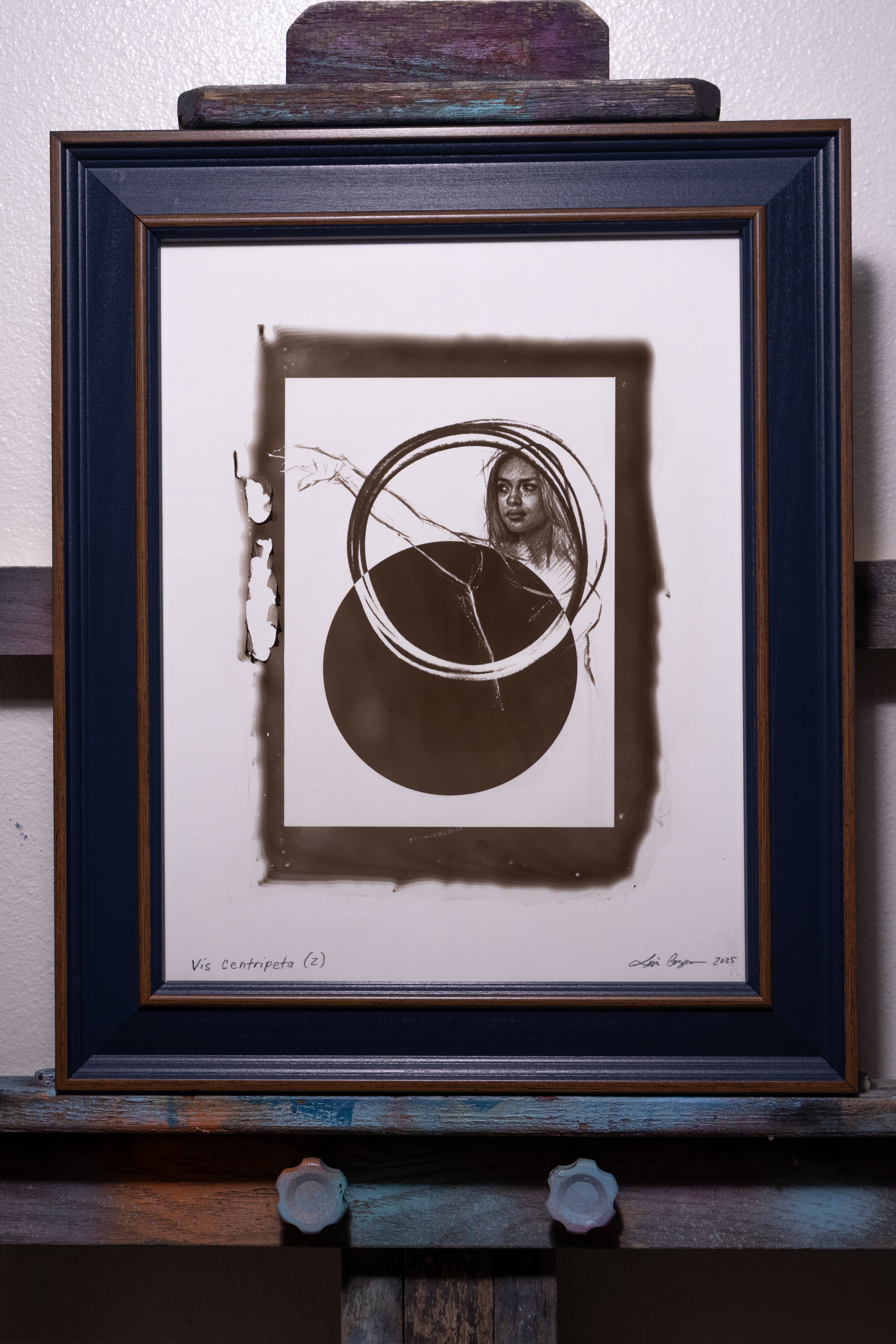 Vis Centripeta (2), 14" X 11", 2025