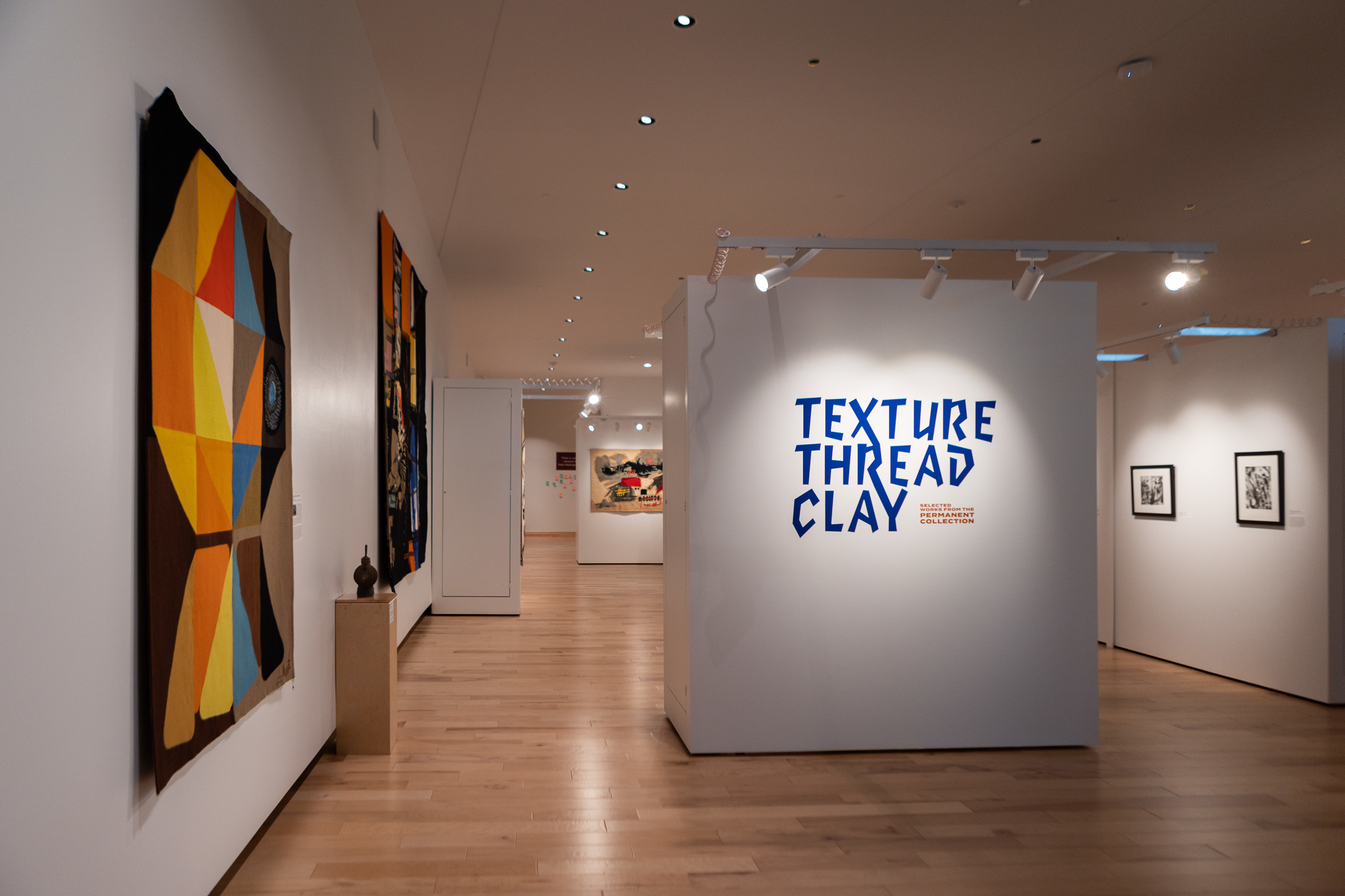 Texture, Thread, Clay: Works from the Permanent Collection