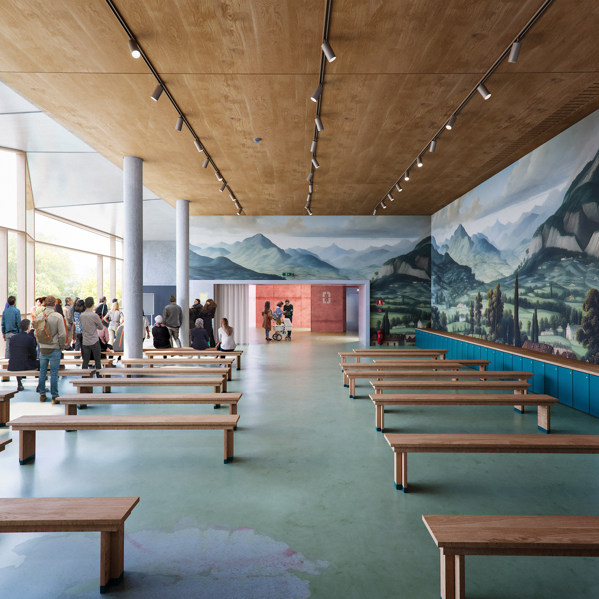 Campus (Entwurf und 3D Visualisierung)