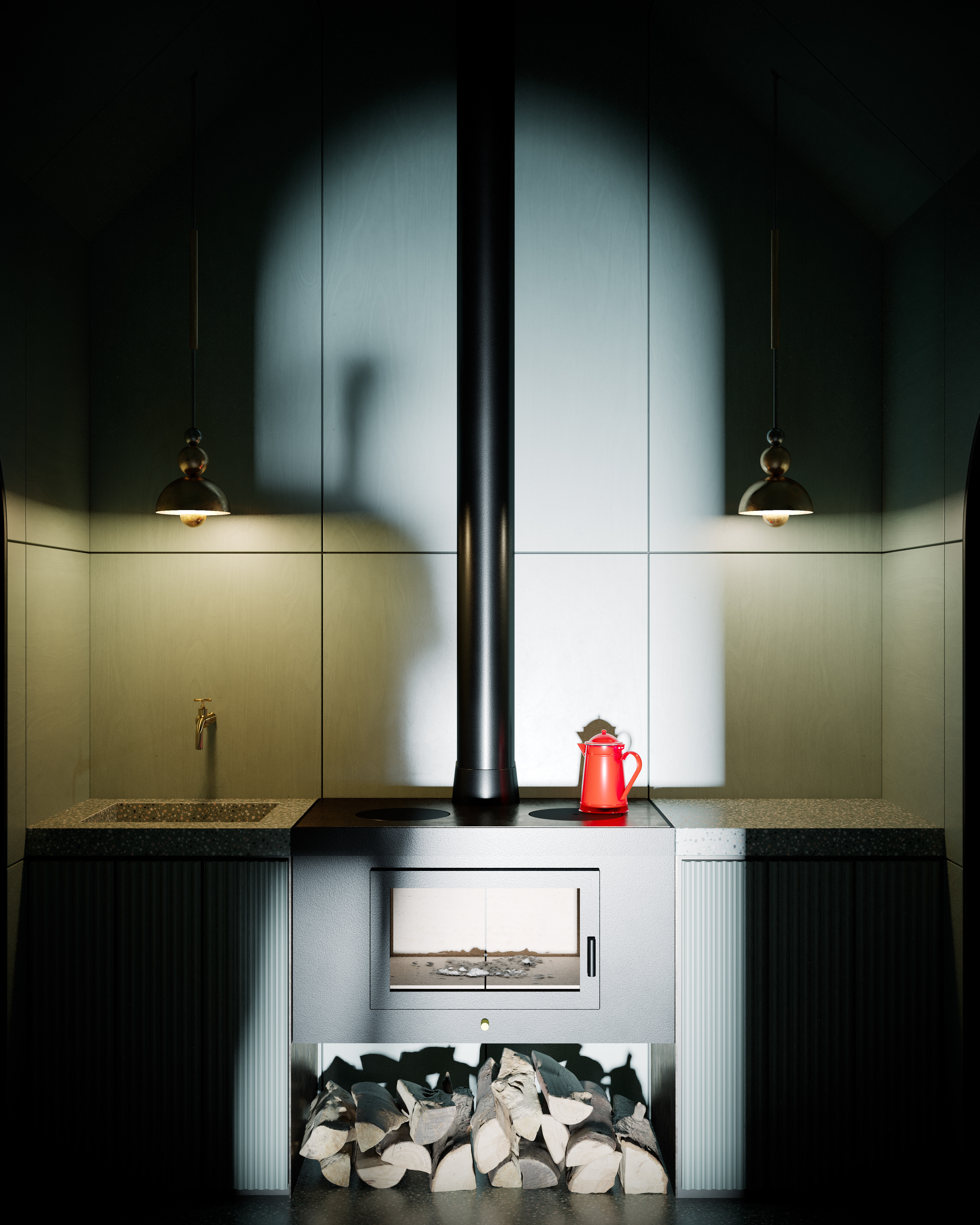 Cabin (Entwurf und 3D Visualisierung)