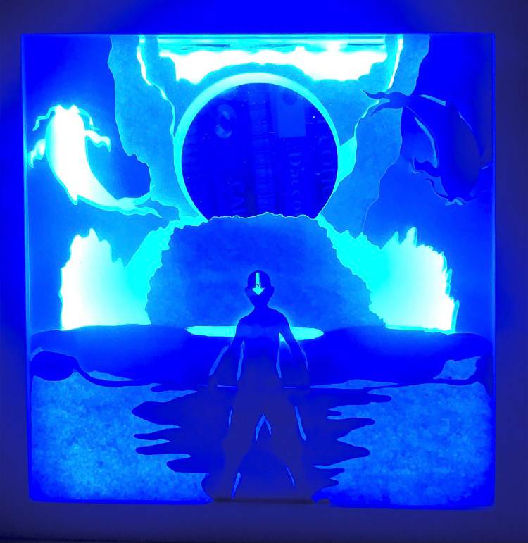 final product with lights