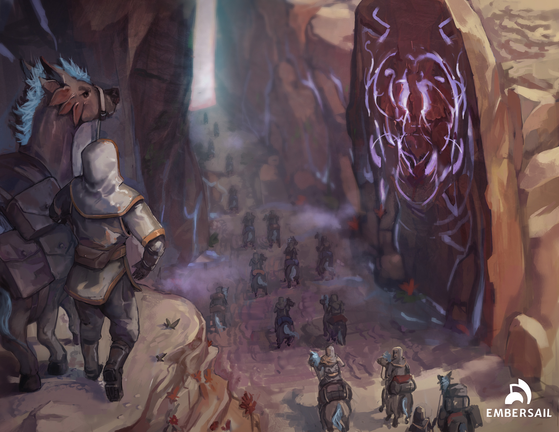 Mounted travel across the Eridian plains