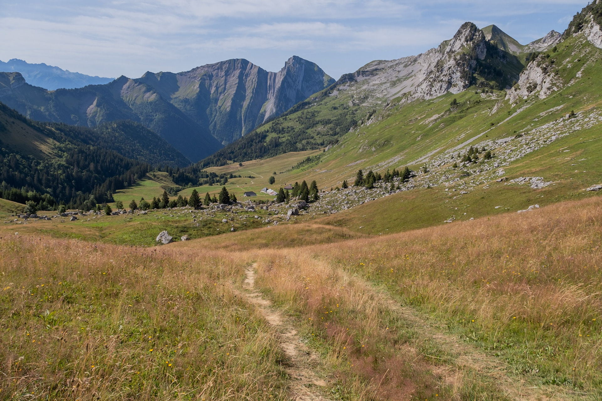 Au col en direction du Refuge d''Orgeval