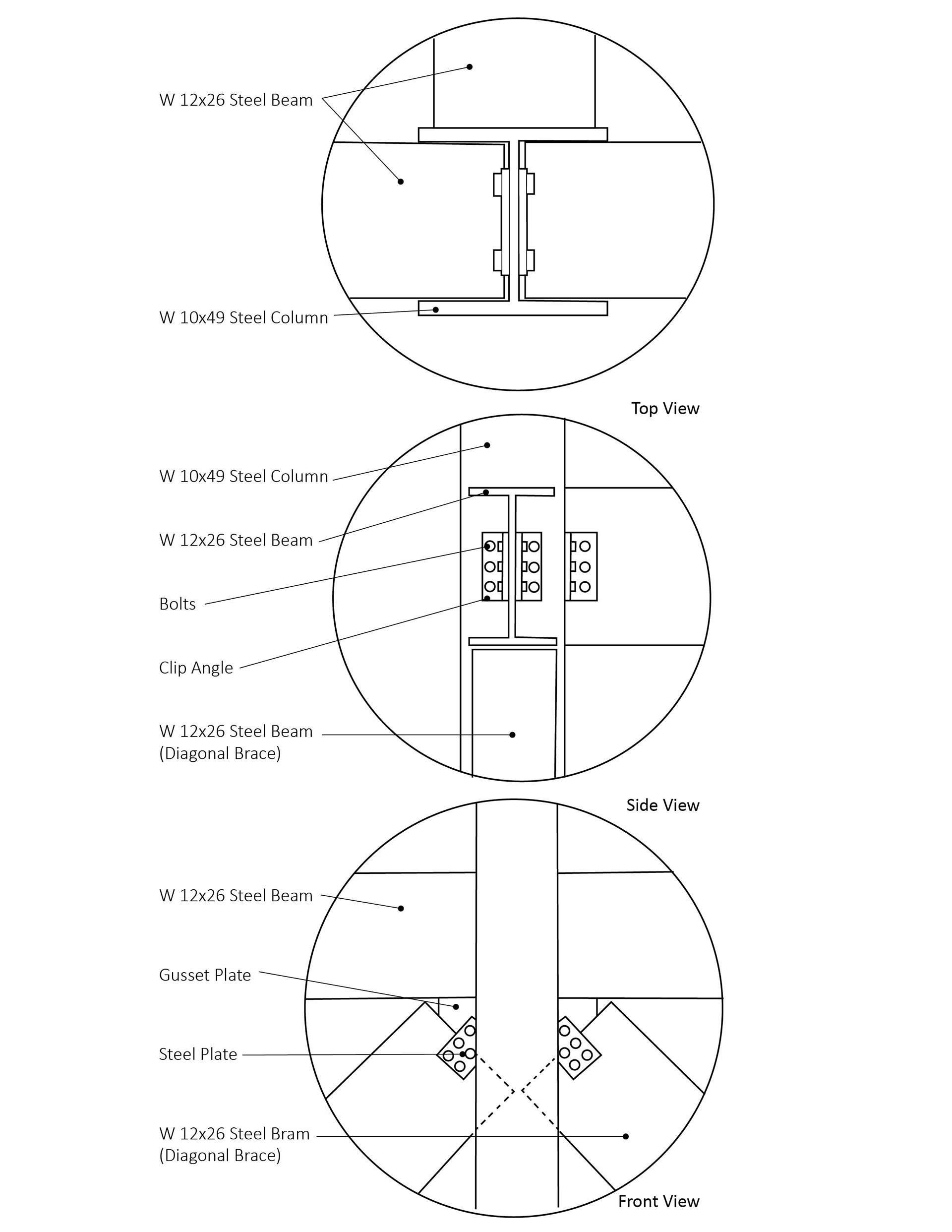 BEAM COLUMN CONNECTION DETAIL