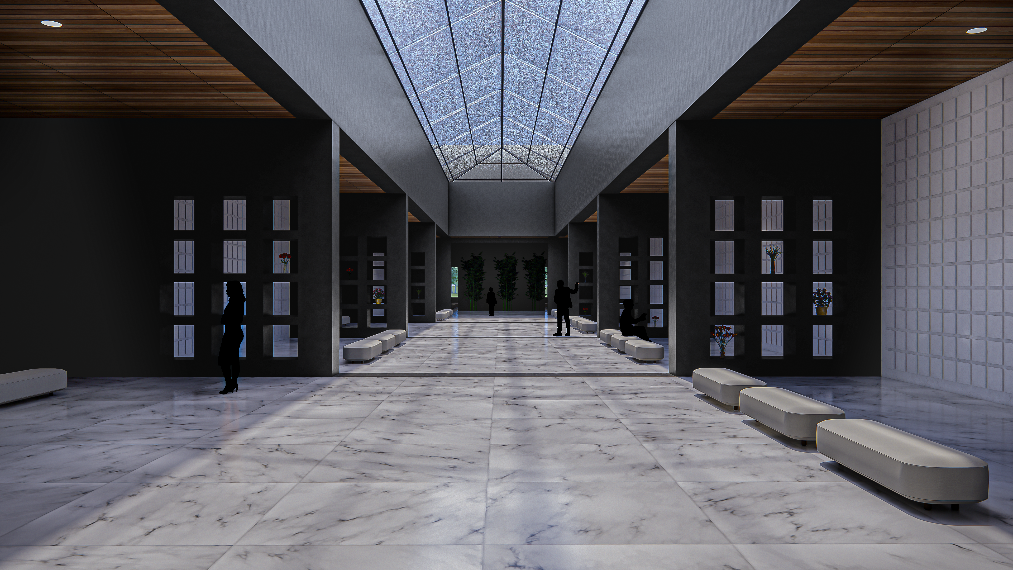 Niche Hallway