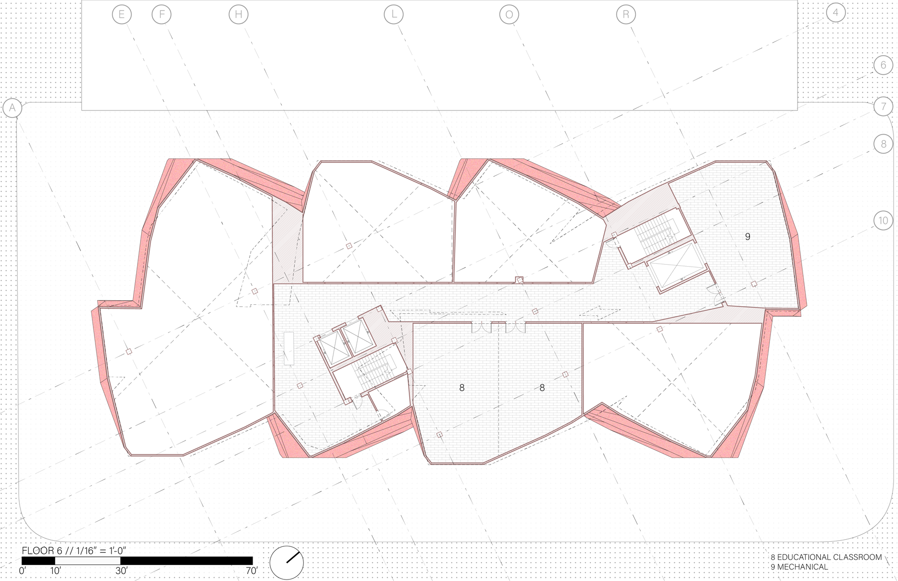 SIXTH FLOOR PLAN | BALLET LEVEL