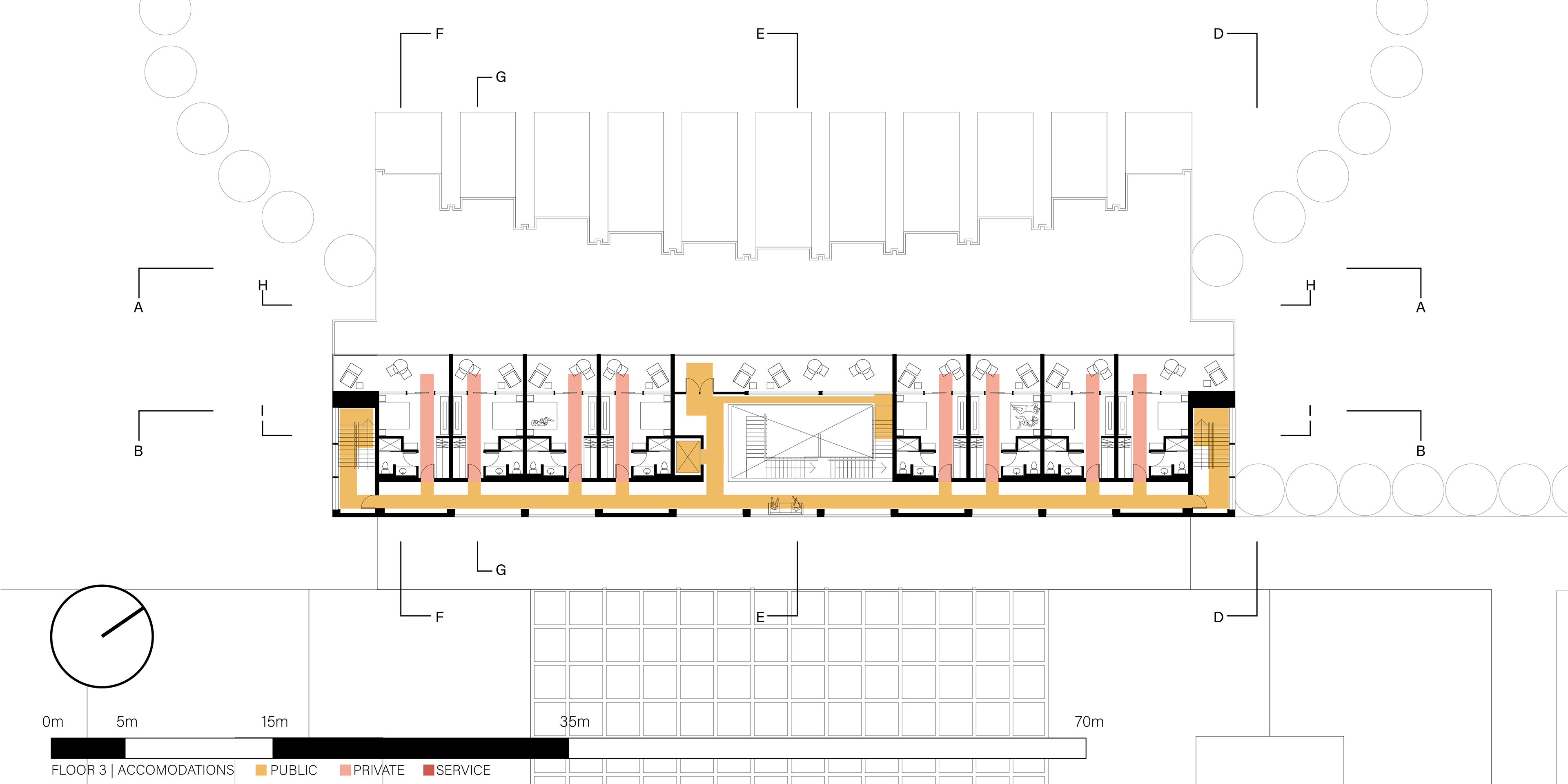 CIRCULATION PLAN FLOOR 3