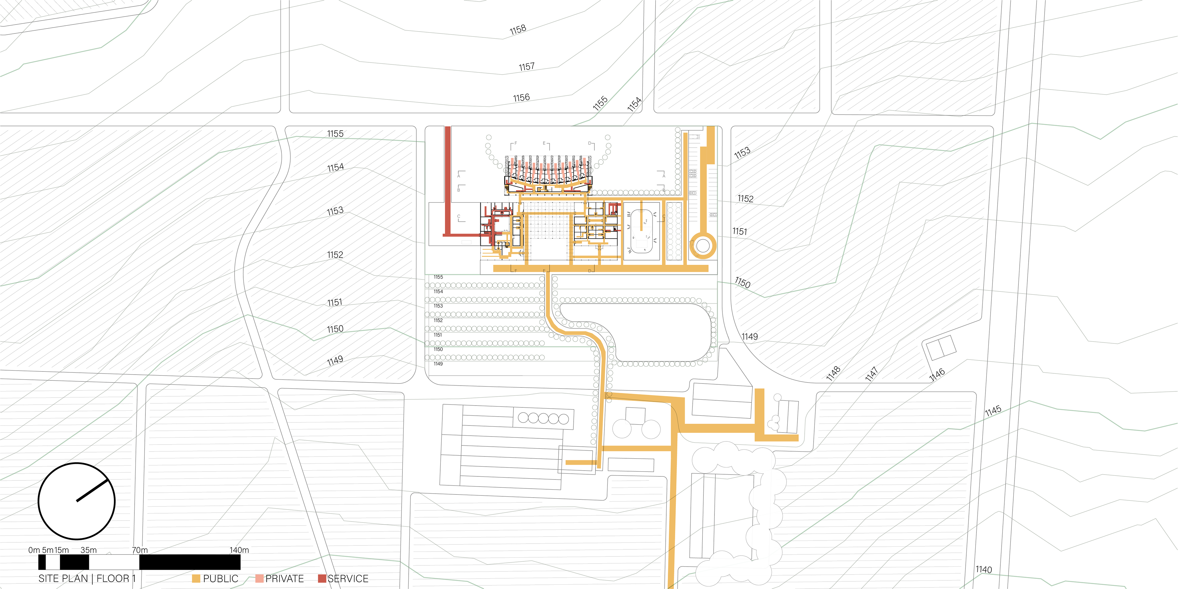 CIRCULATION PLAN FLOOR 1