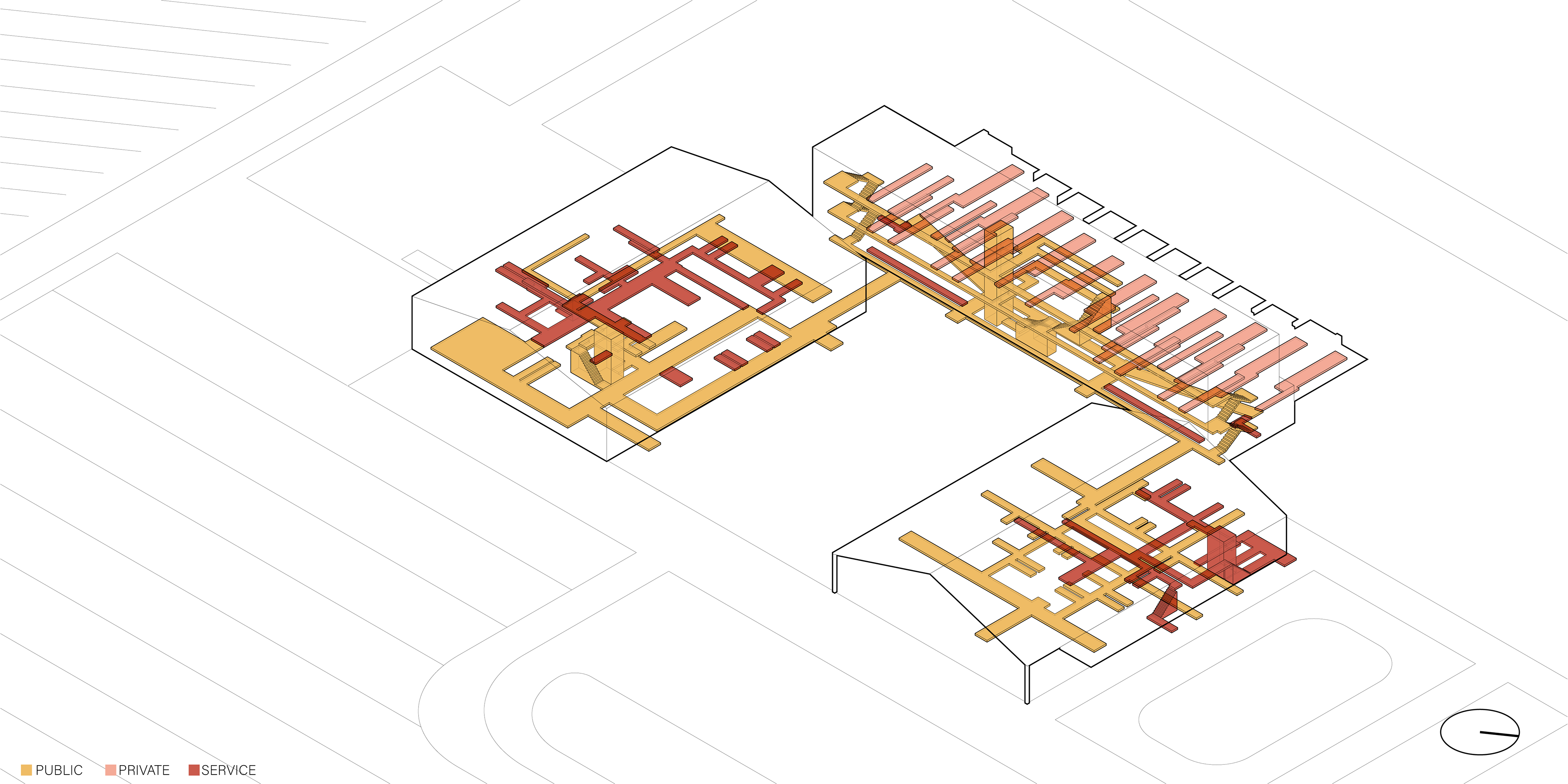 CIRCULATION AXONOMETRIC