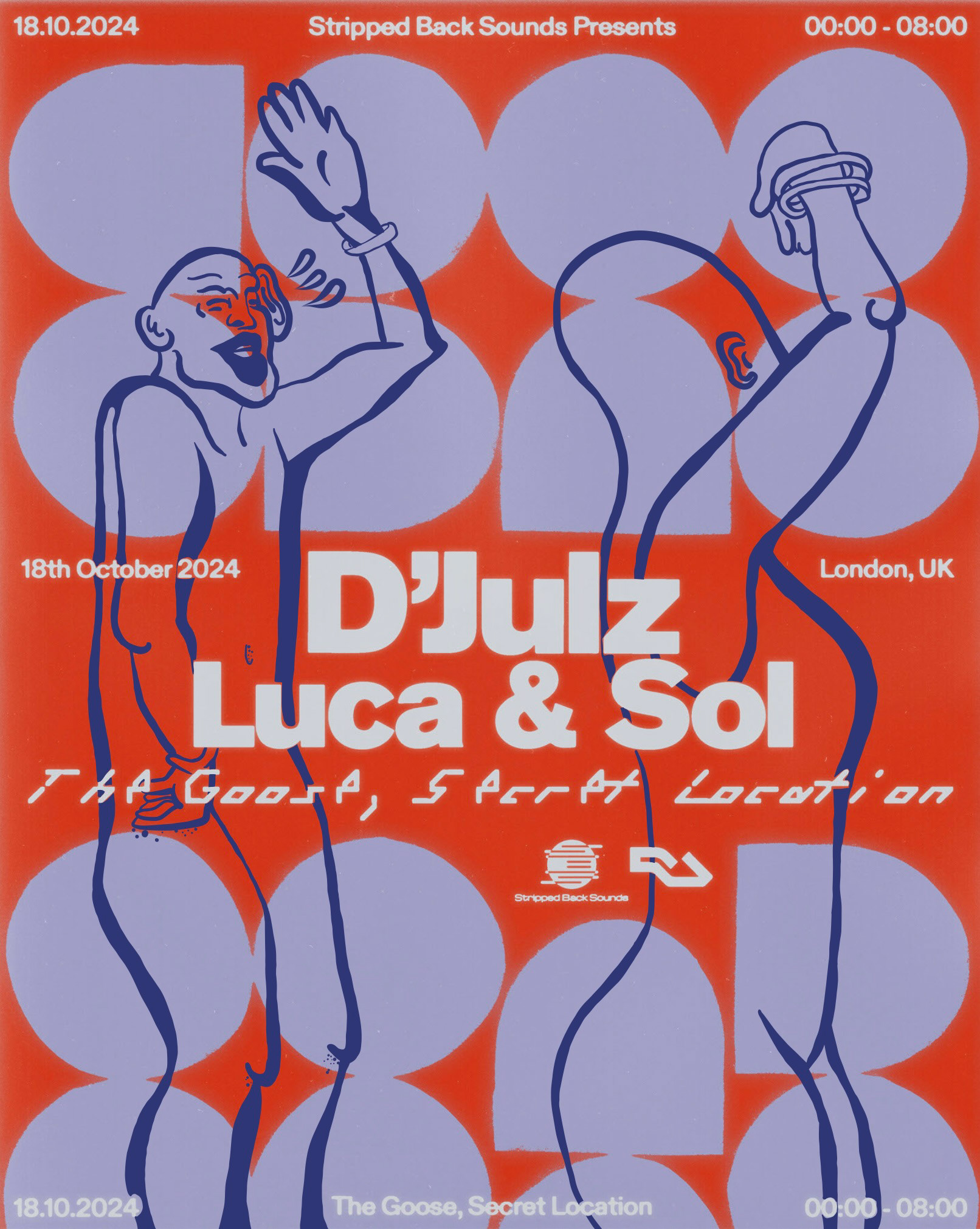 Stripped Back Sounds event poster artwork