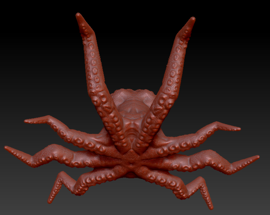 octopus tentacles zbrush
