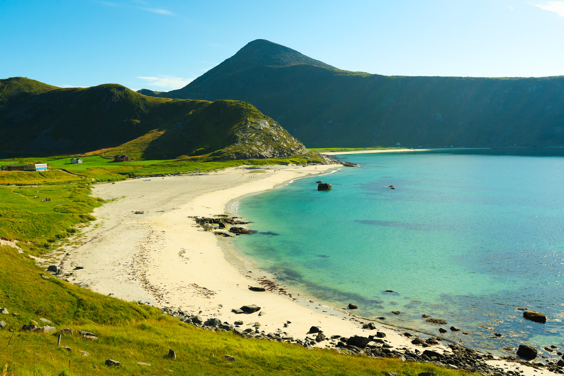 Haukland beach