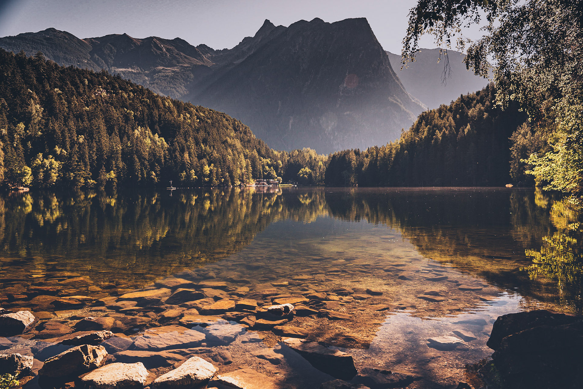 Morning light on the Piburger See