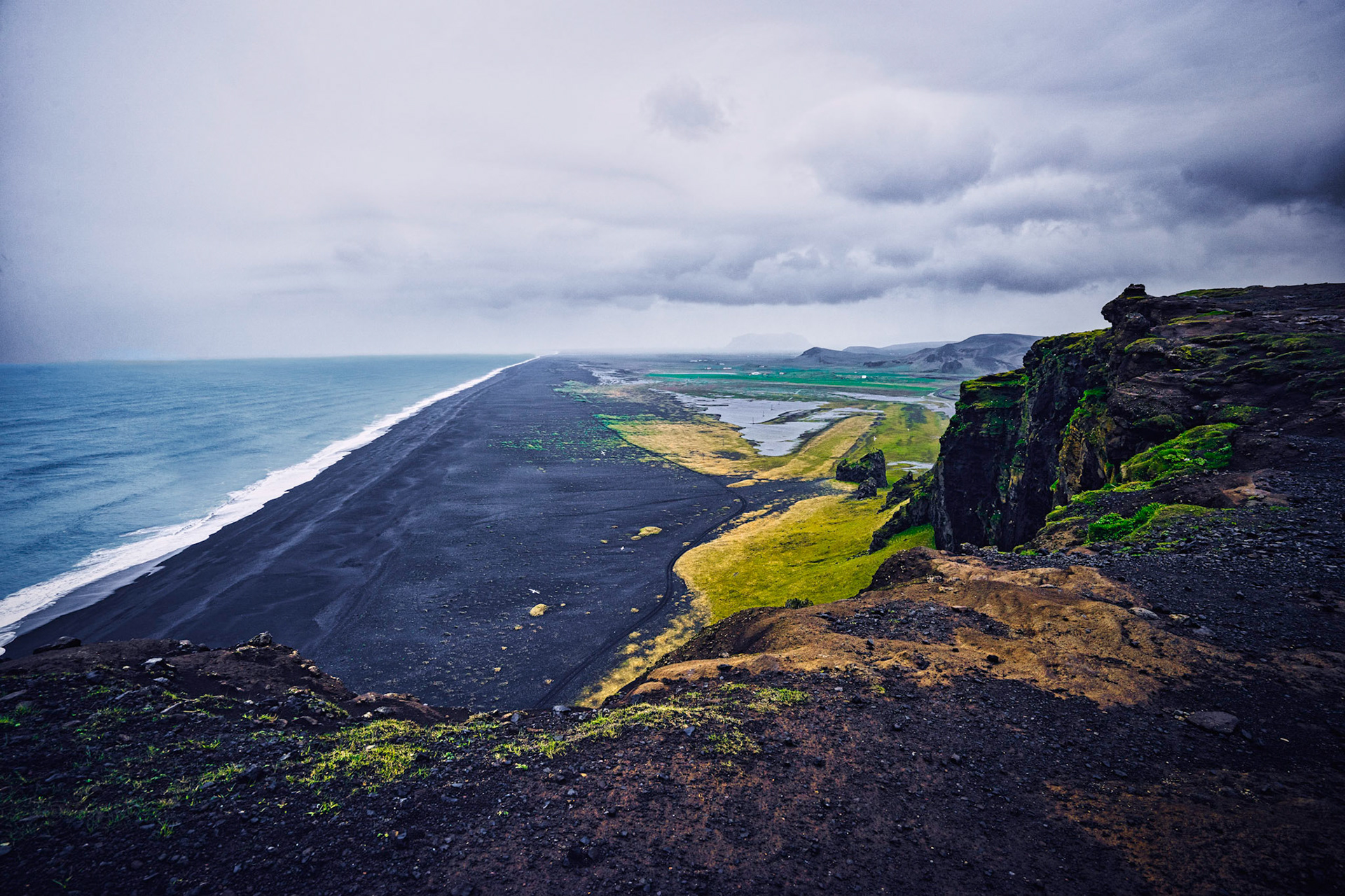 Dyrholaey black sand beach