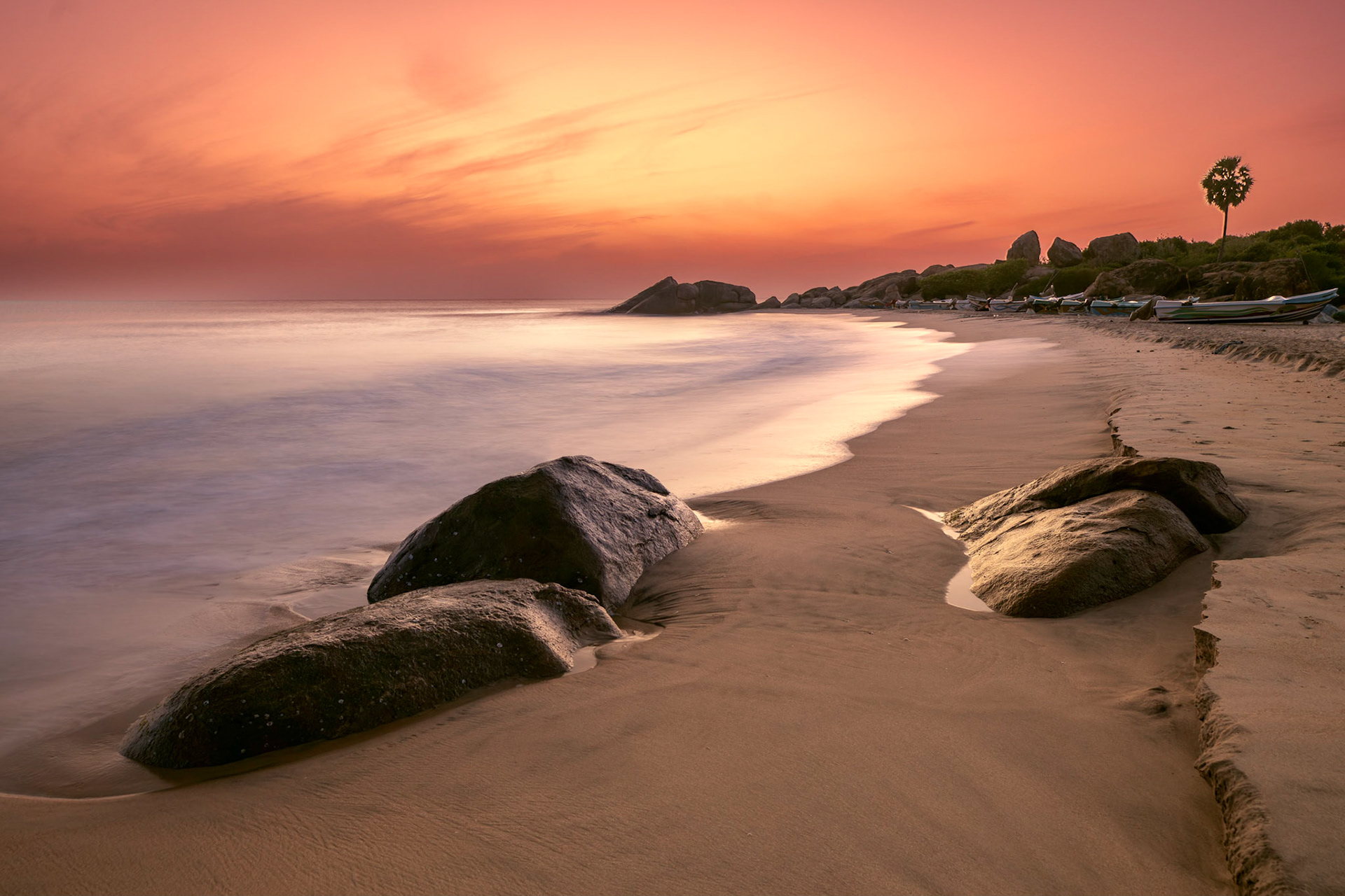 Sunrise in Potthuvil point