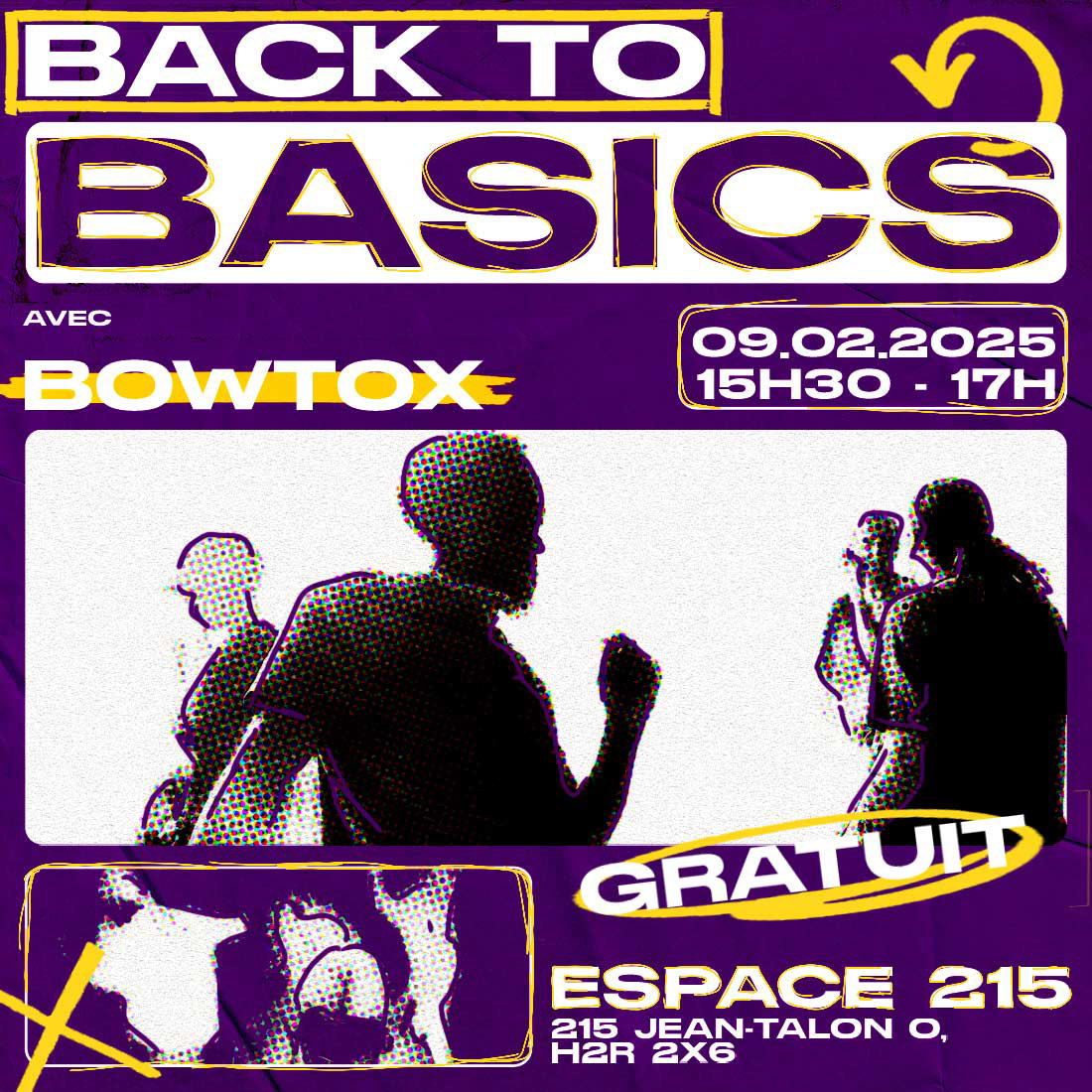 Class flyer for Ricky St-Jusna