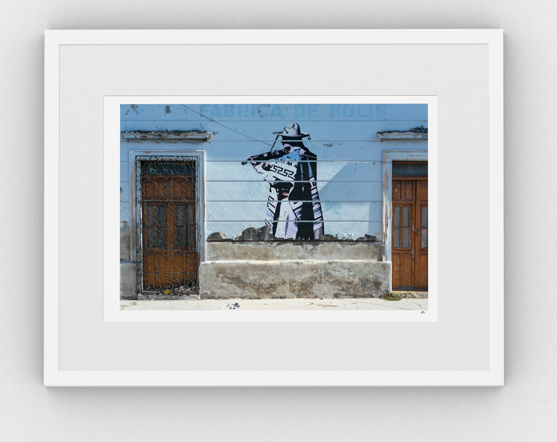 "El Violinista". Limited Edition print, 13x19".