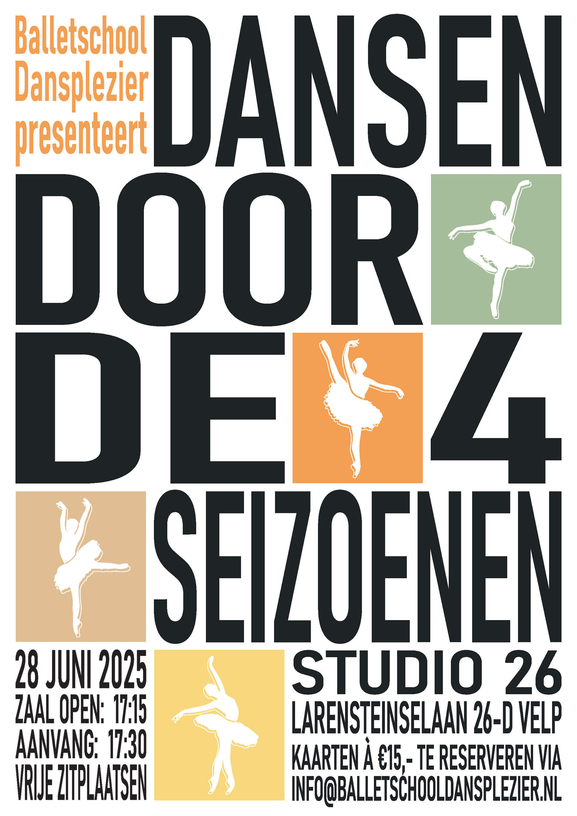 Dansen door de 4 seizoenen