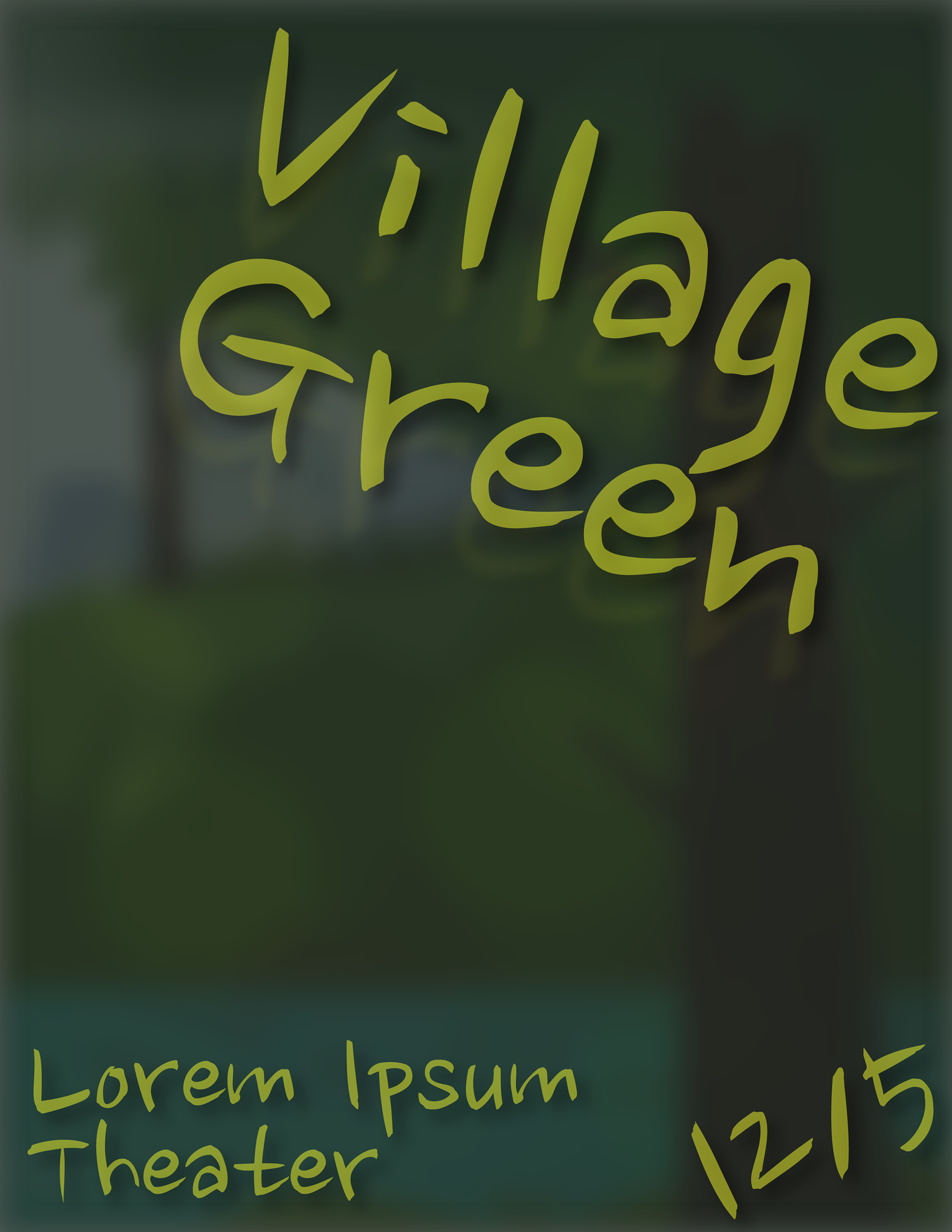 Village Green Band Poster