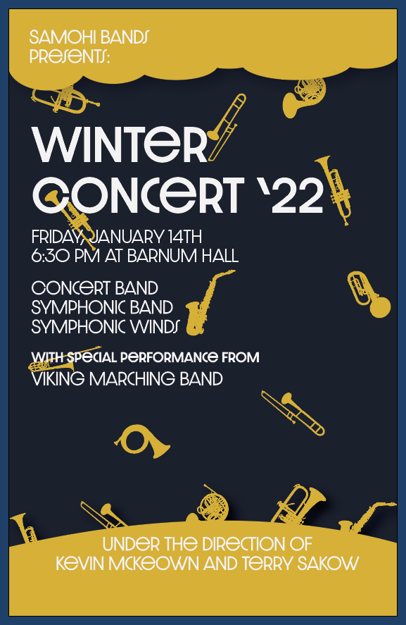 SAMOHI Winter Band Concert Flyer