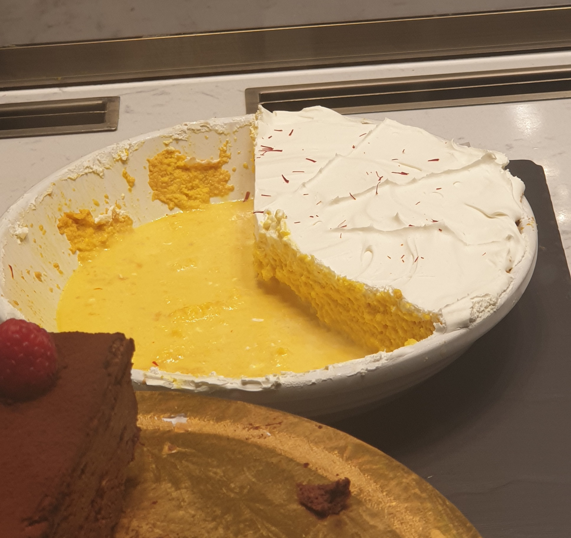 The first time I (unknowingly) set eyes upon Saffron Tres Leches.