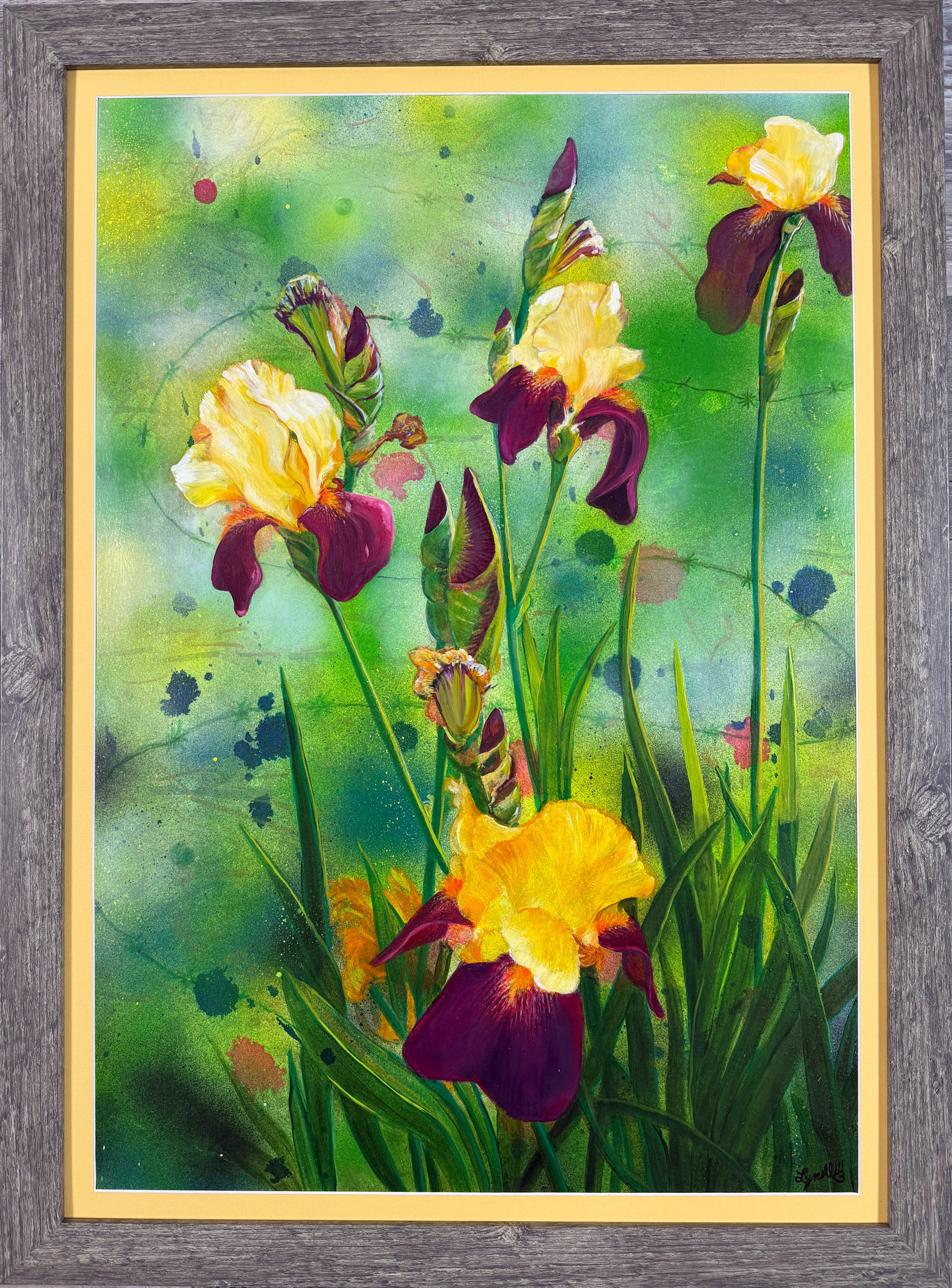 20x28 Windfield Iris $330