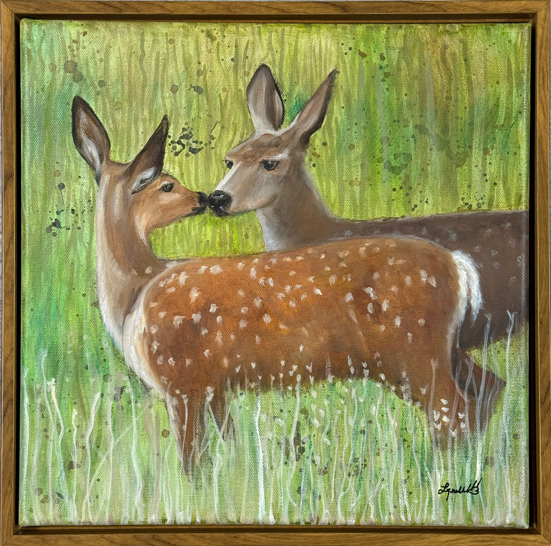 Baby Wild Fawns 12x12 $144
