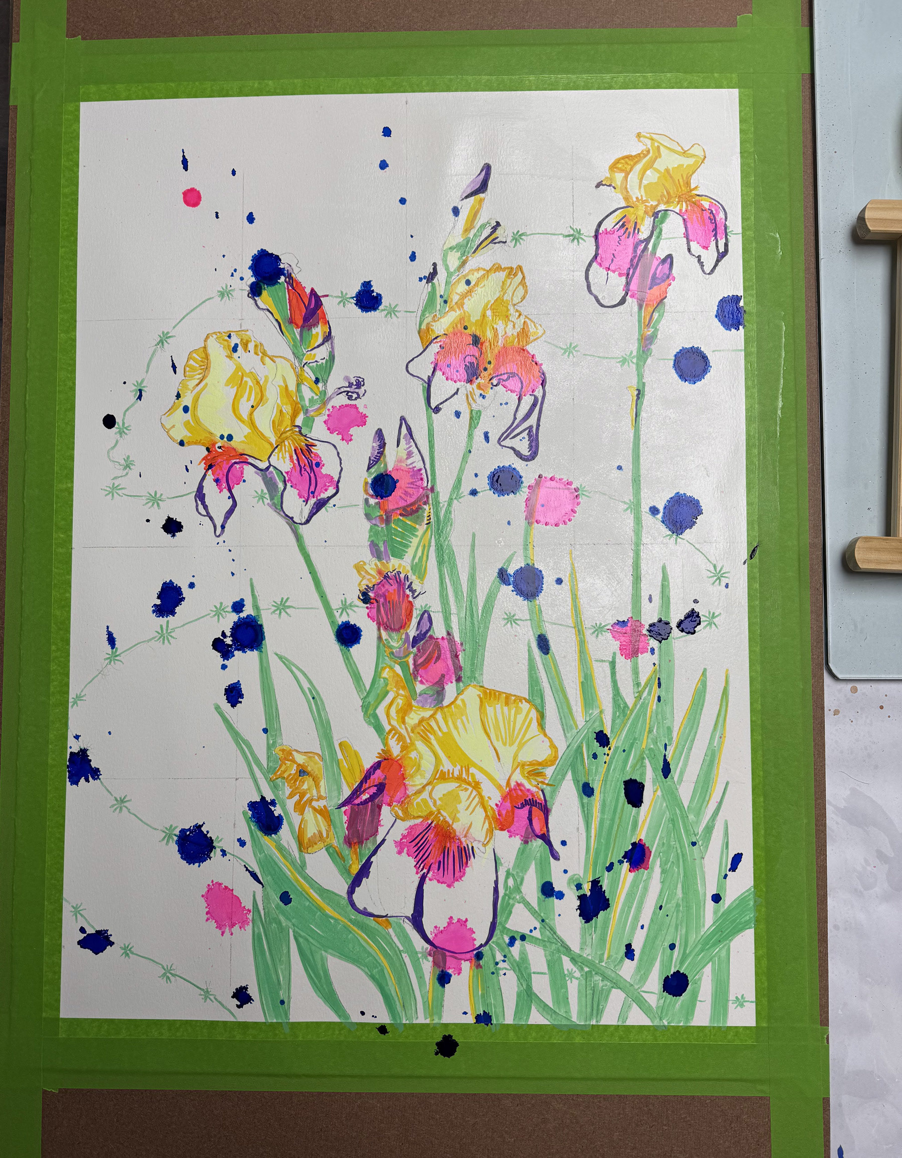 Process inks and acrylic marker