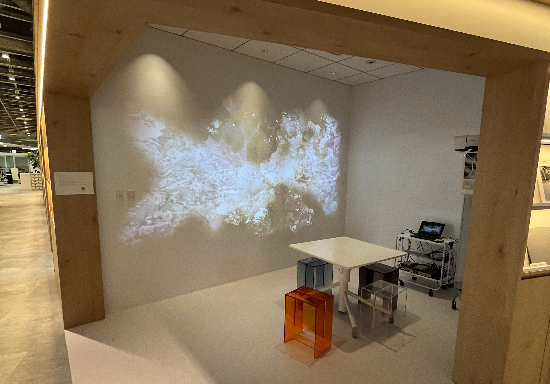 オフィスでの演出（デモンストレーション）