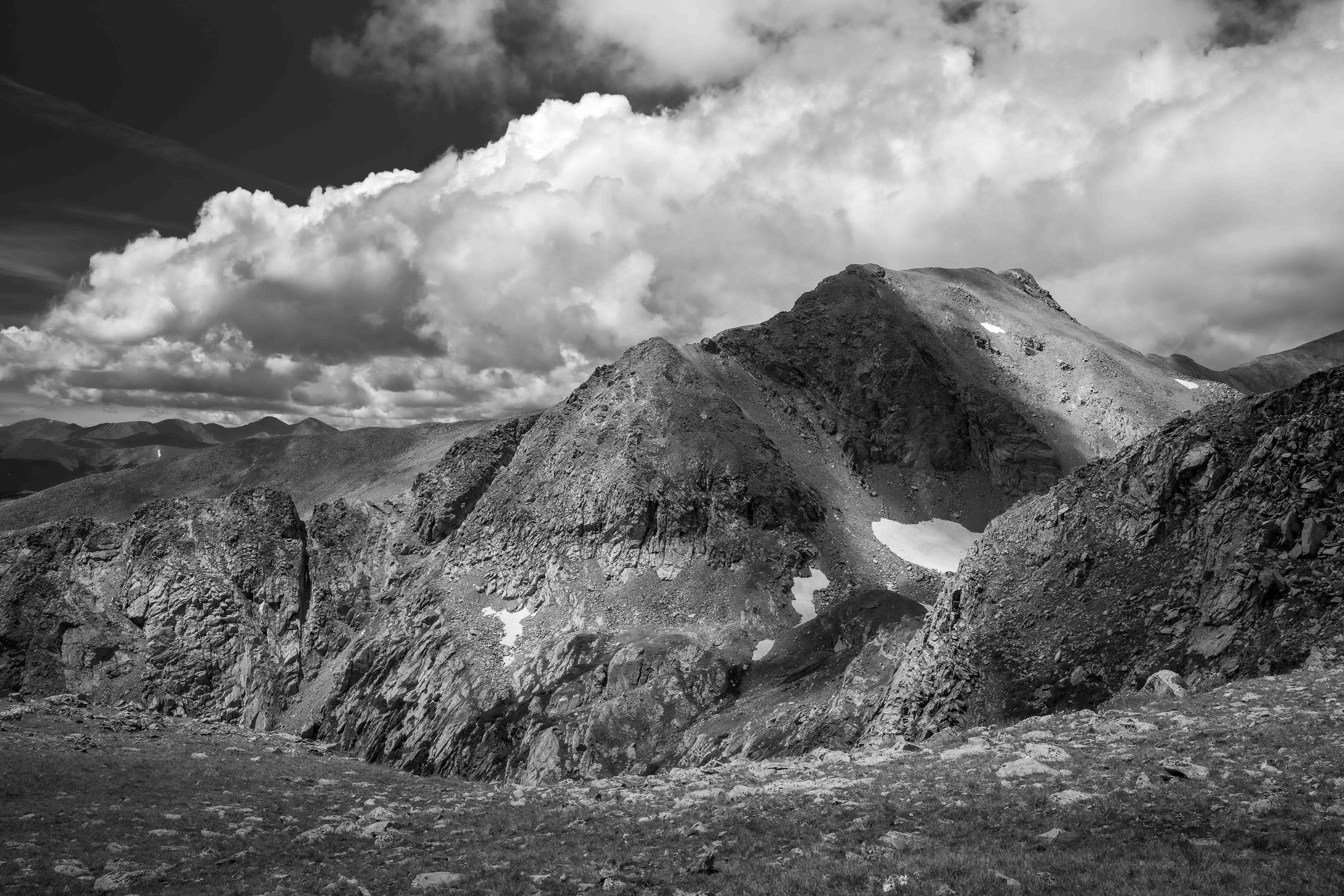 Shadows. James Peak, Colorado