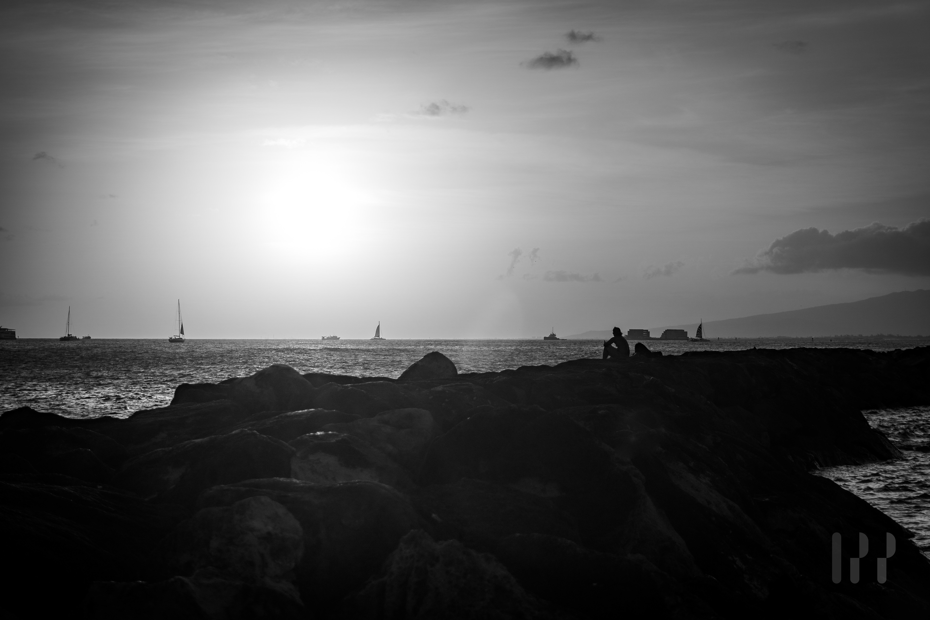 Sunset. Honolulu, Hawaii