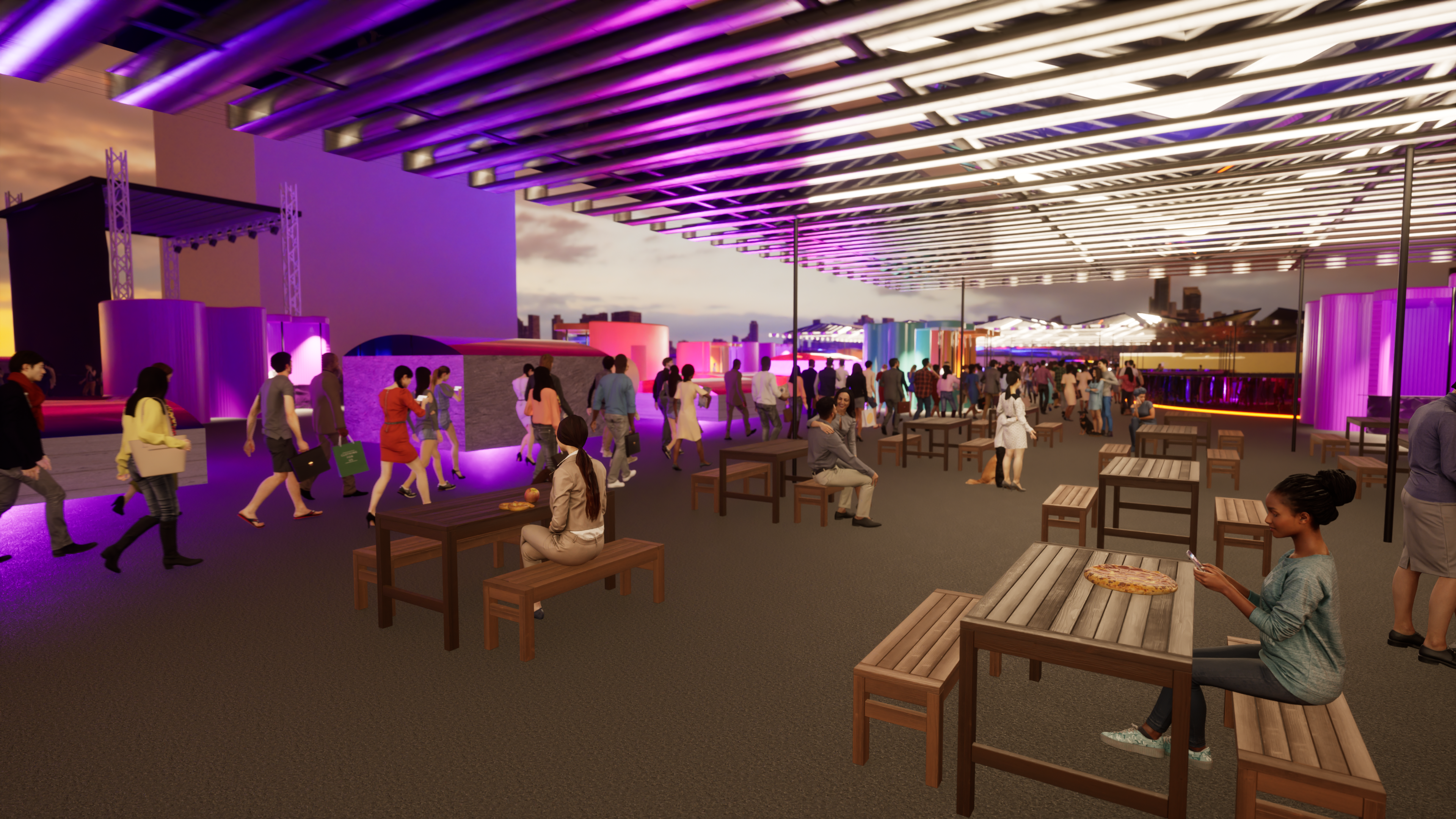 Outdoor Food Hall