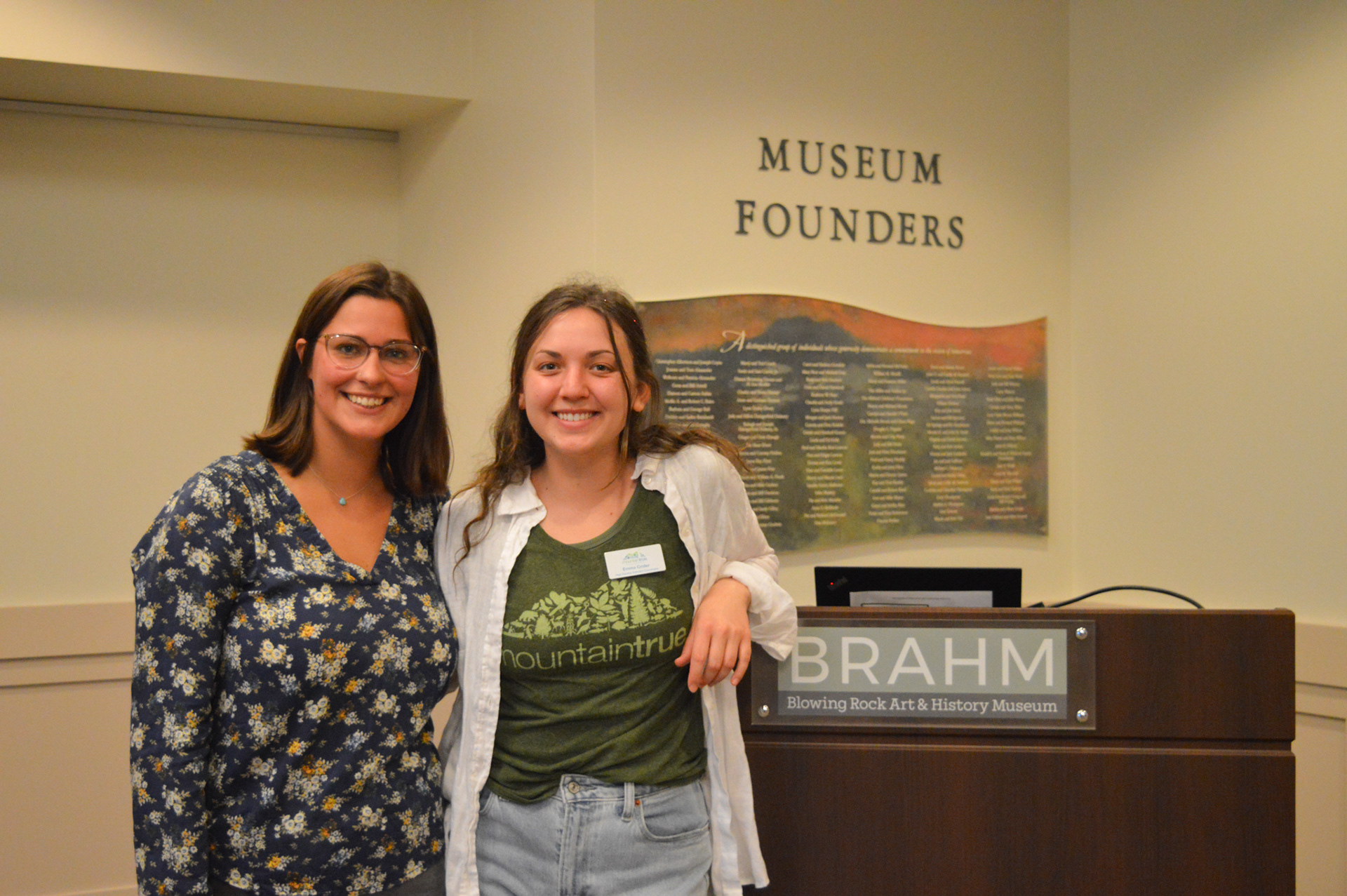 Hannah Woodburn and Emma Crider of Mountain True