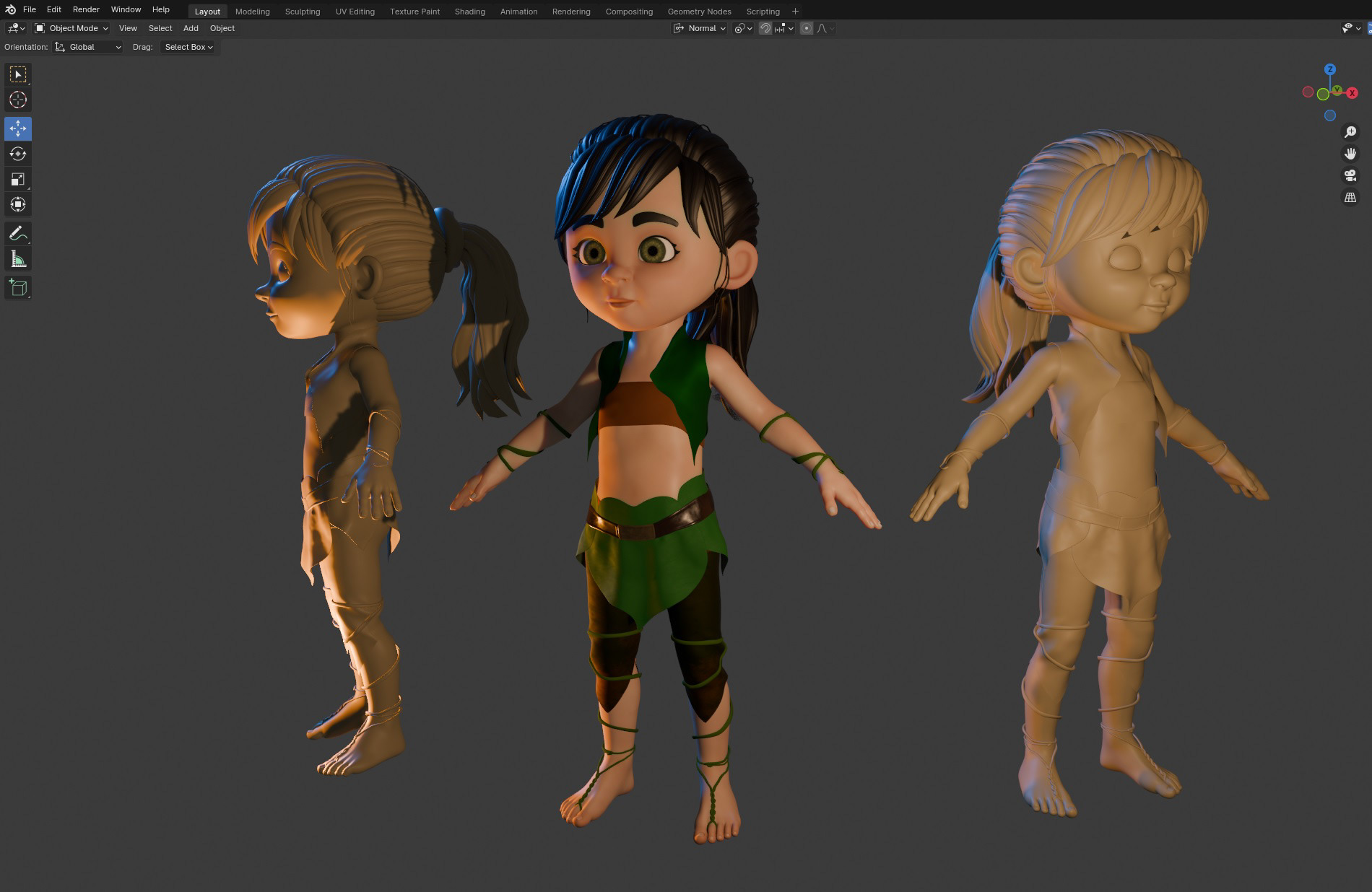 Zeenokyo Project First Modeling Versions