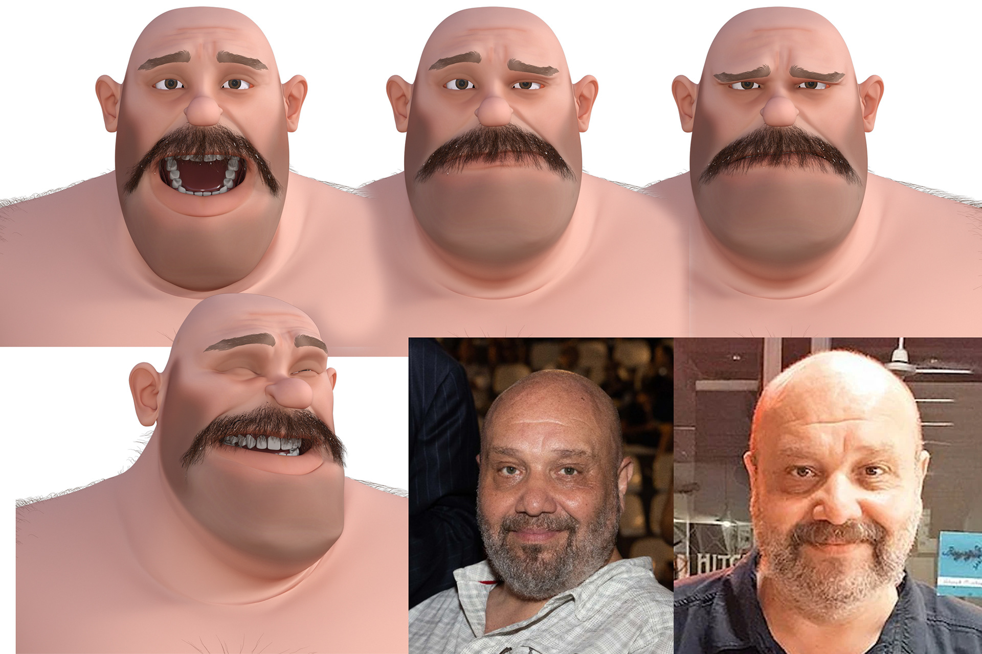 Referential stylized modeling for use in the trailer for the film "Arap Kadri"