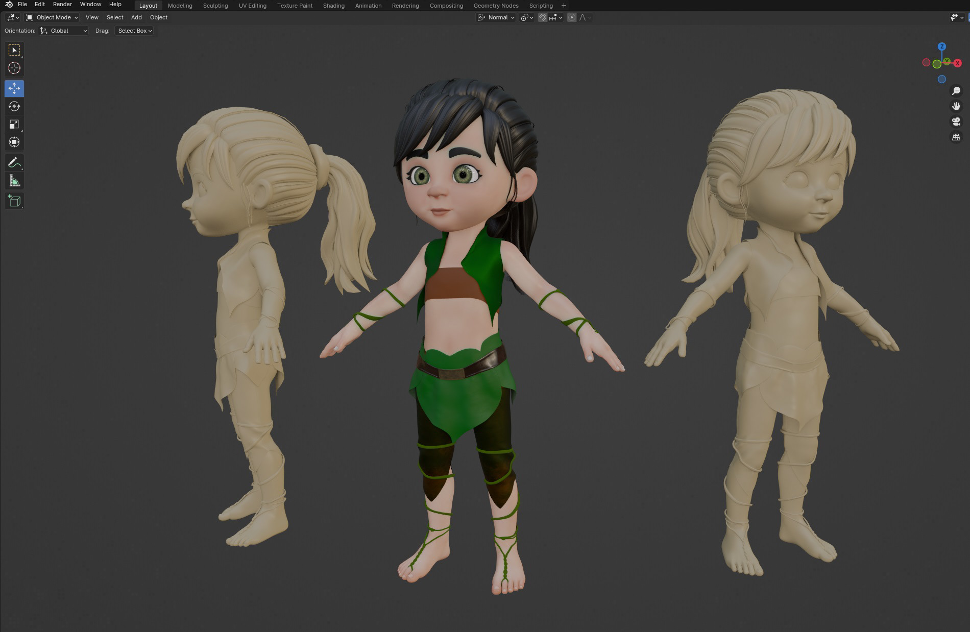 Zeenokyo Project First Modeling Versions