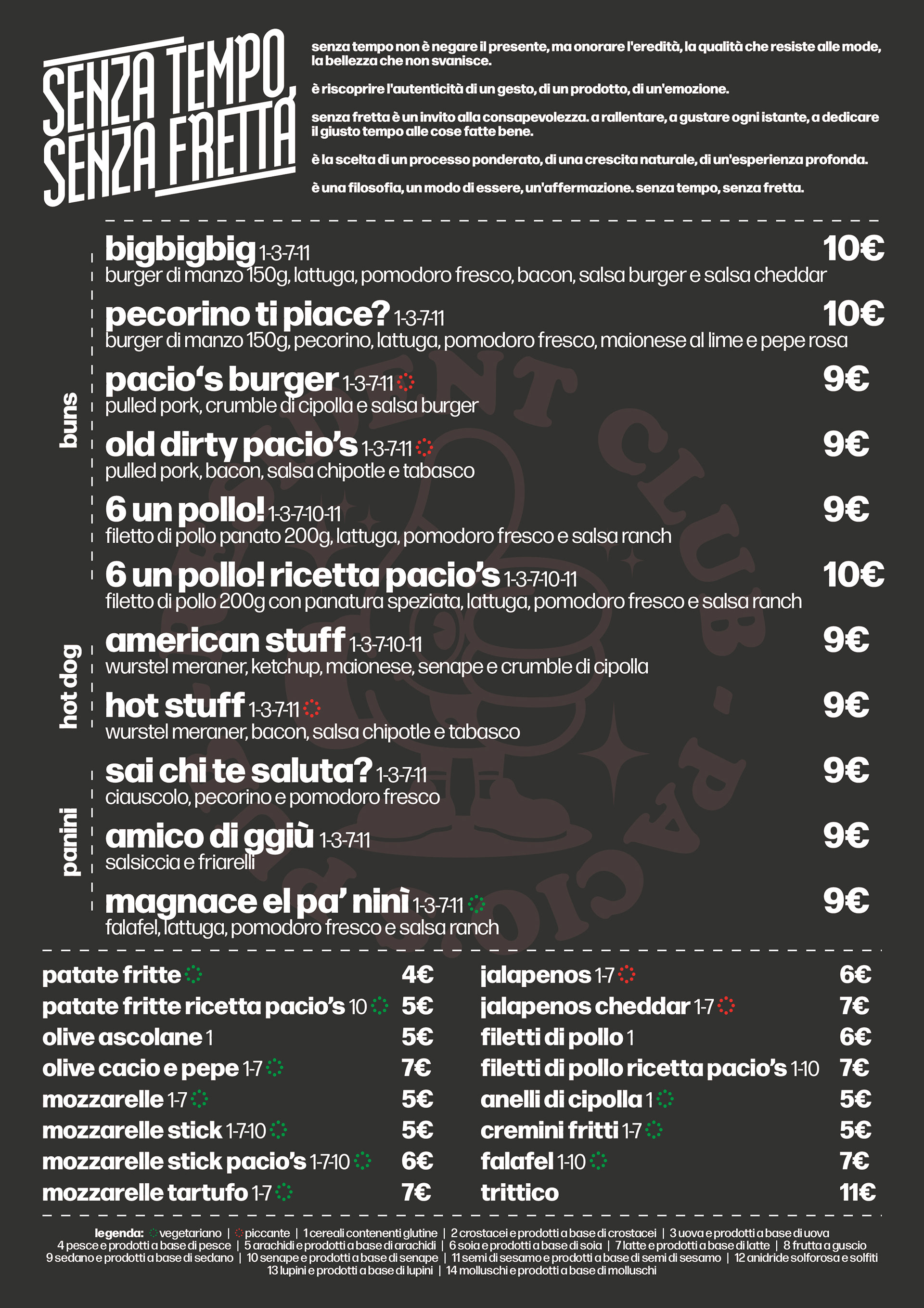 Menù del Cibo
