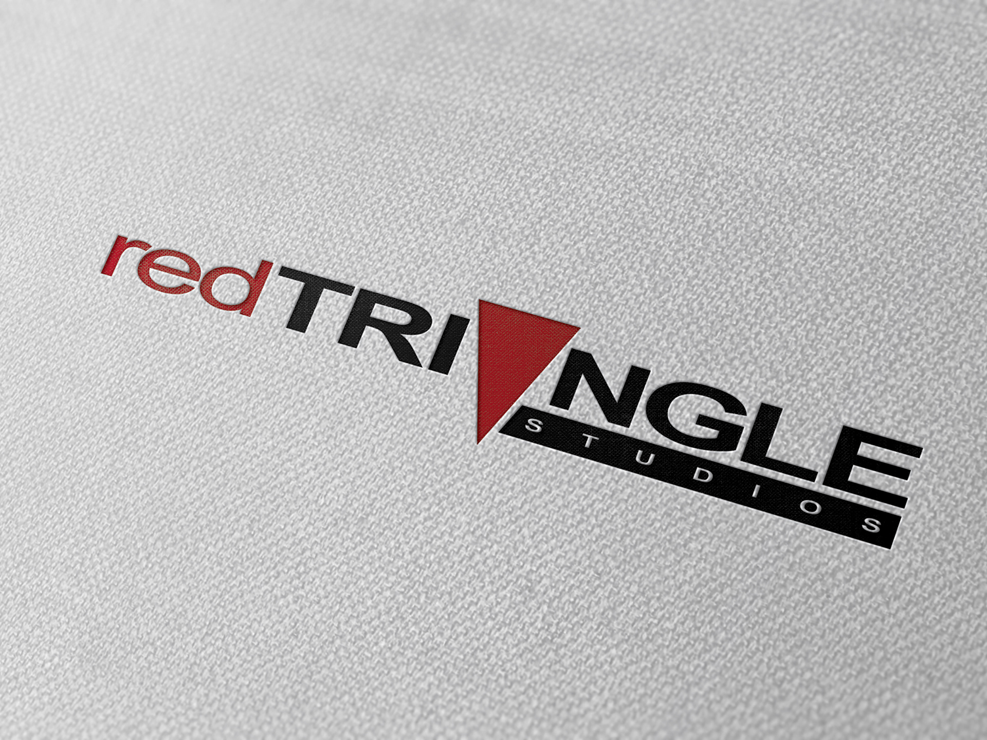 Red Triangle Studios Logo Design