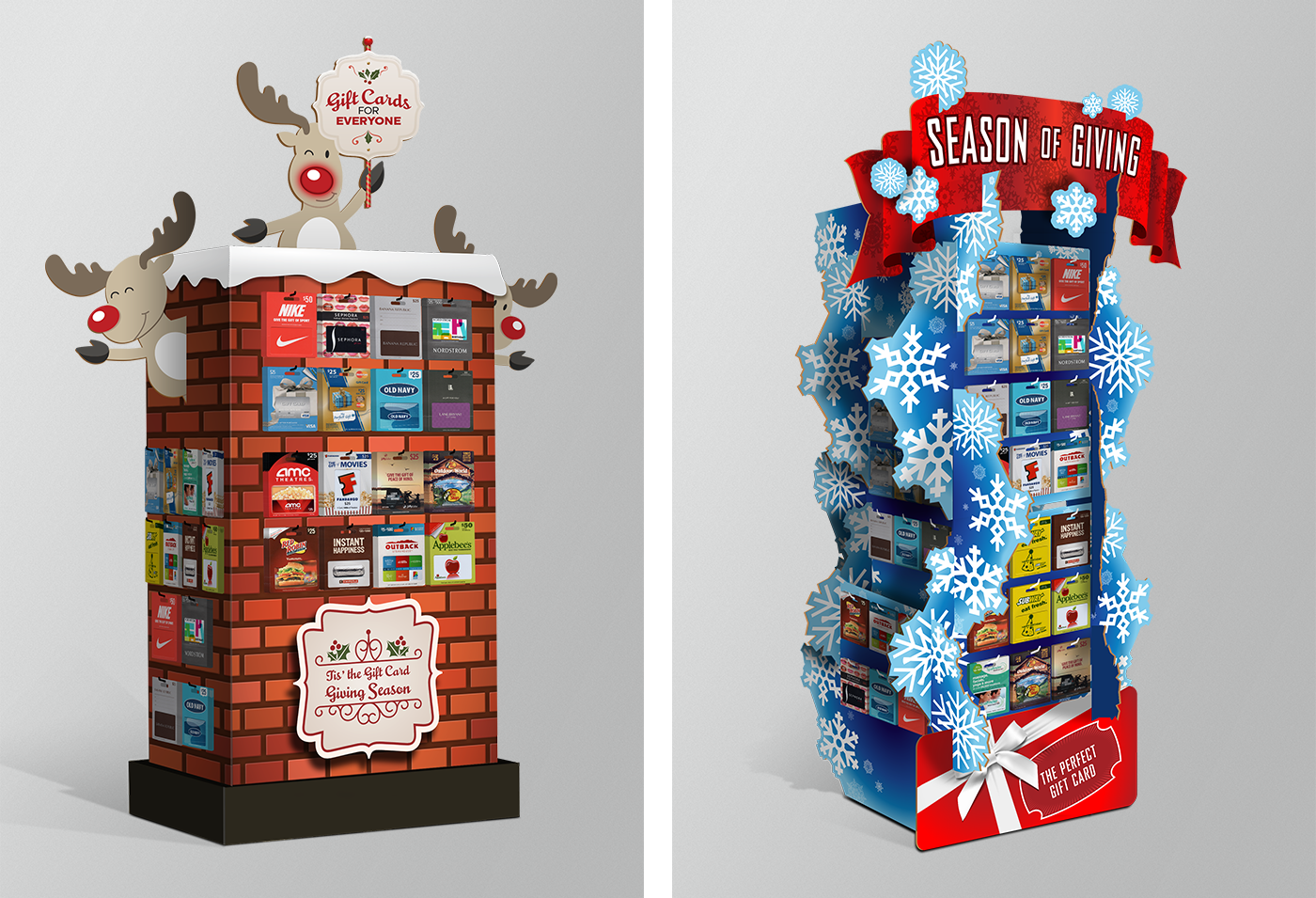 Seasonal Video Game Gift Card Display