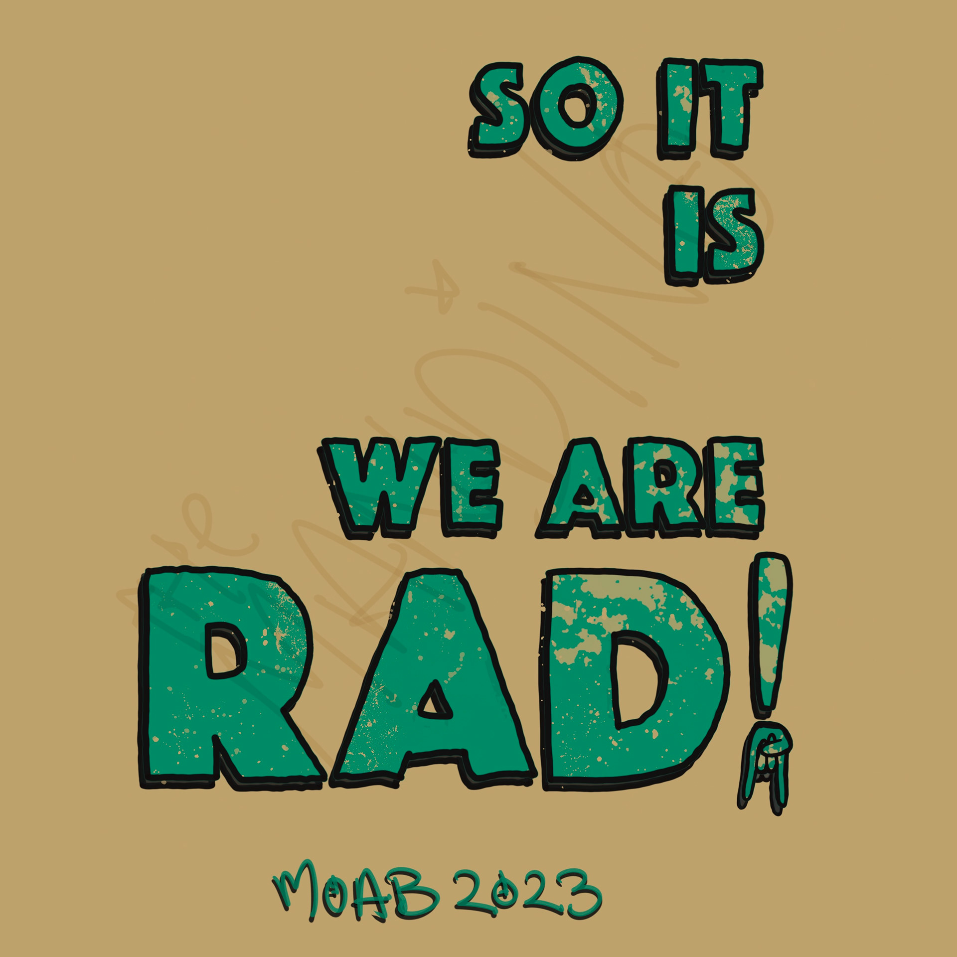 WE ARE RAD TEXT SAMPLE