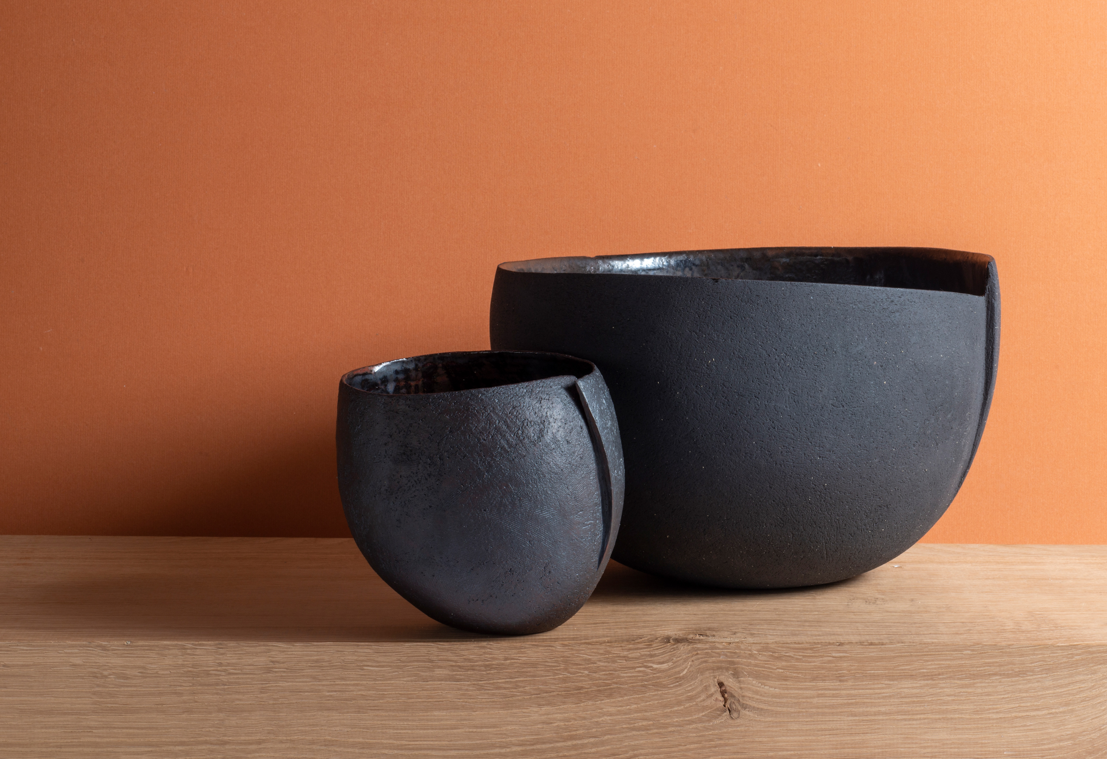 Terre grès noire 13cm - 27cm Cuisson HT