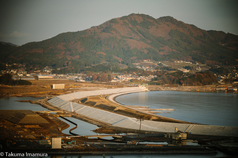 2016/11/21 建設途中の防潮堤