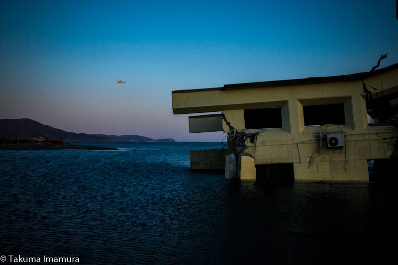2011/04/05 陸前高田ユースホステル。陸前高田気仙町